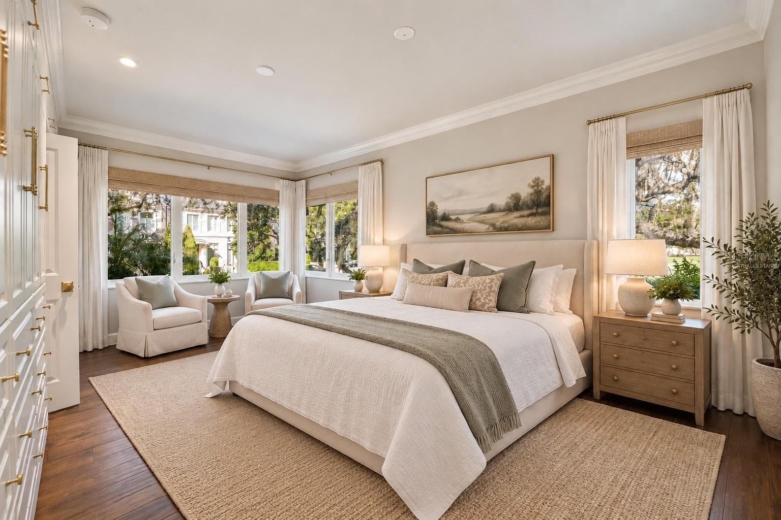 Primary bedroom *virtually staged - 640 N PARK AVE #3, WINTER PARK
