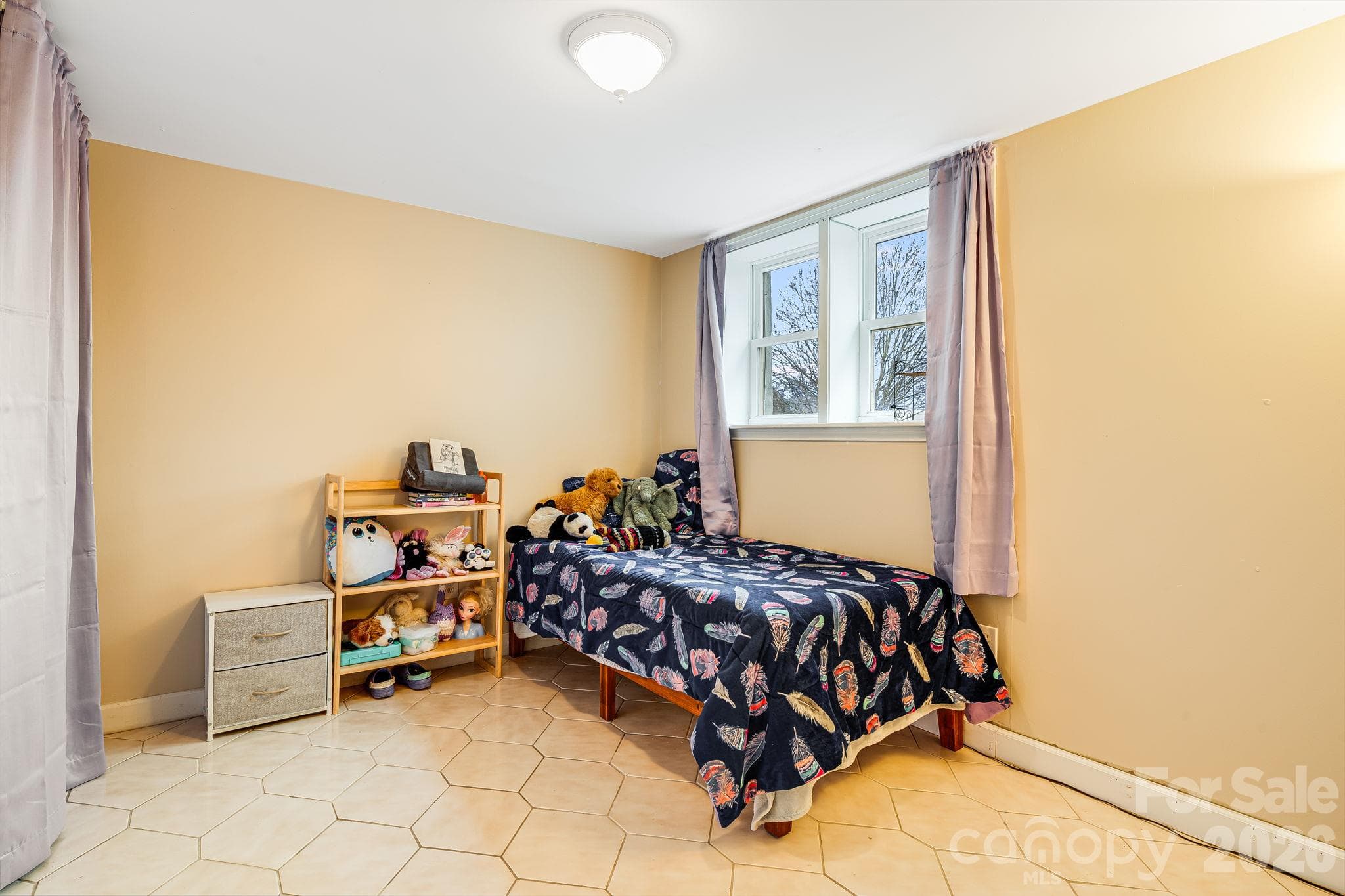 Bedroom 2 on lower level / basement - 195 Whitmire Road, Brevard