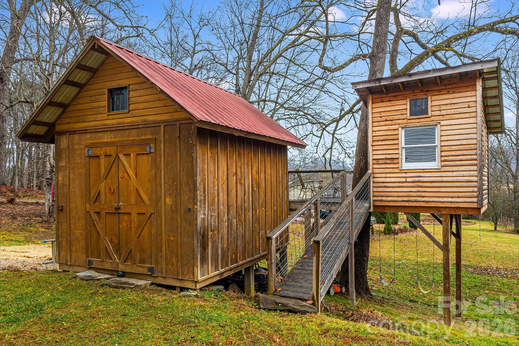 Shed and Treehouse - 195 Whitmire Road, Brevard