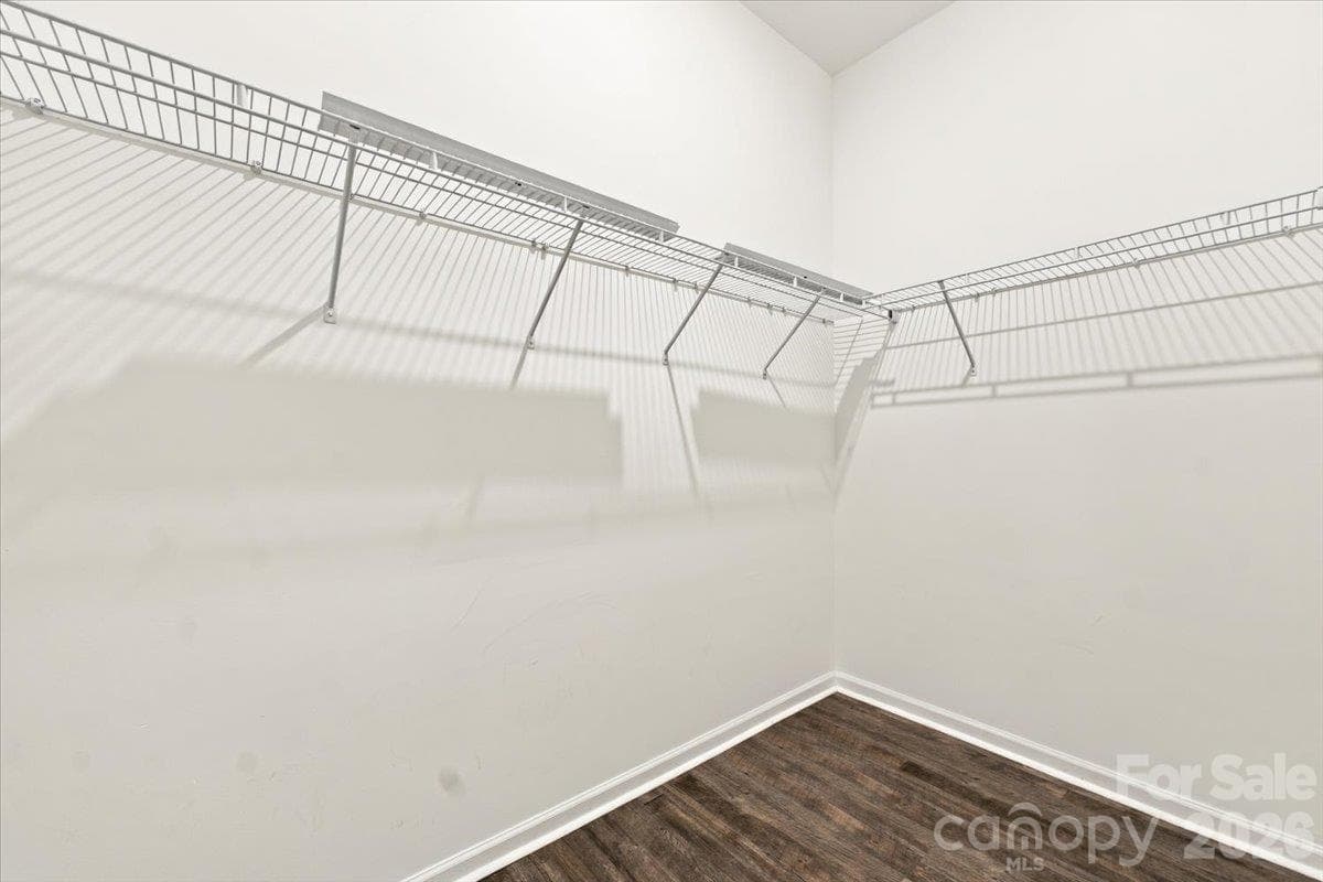Walk in closet in basement bedroom - 24550 Blue Heron Circle, Lancaster