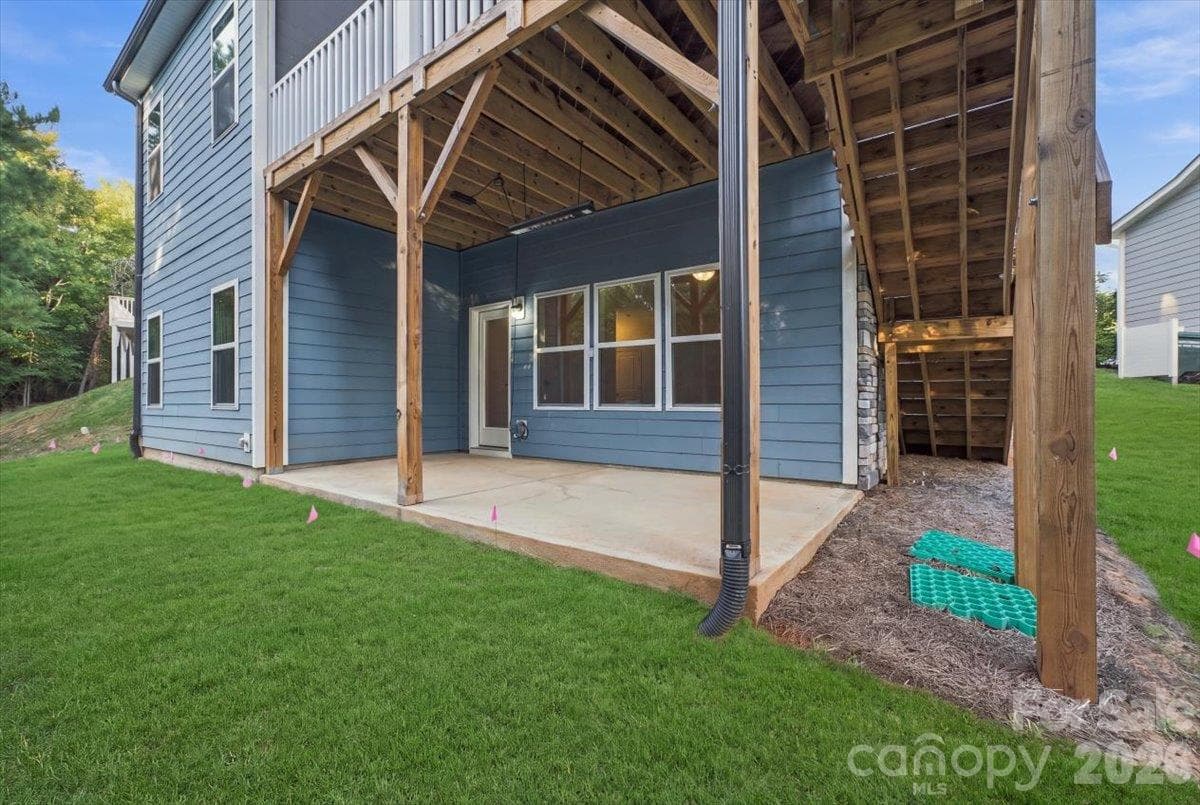 Back porch off of basement - 24550 Blue Heron Circle, Lancaster