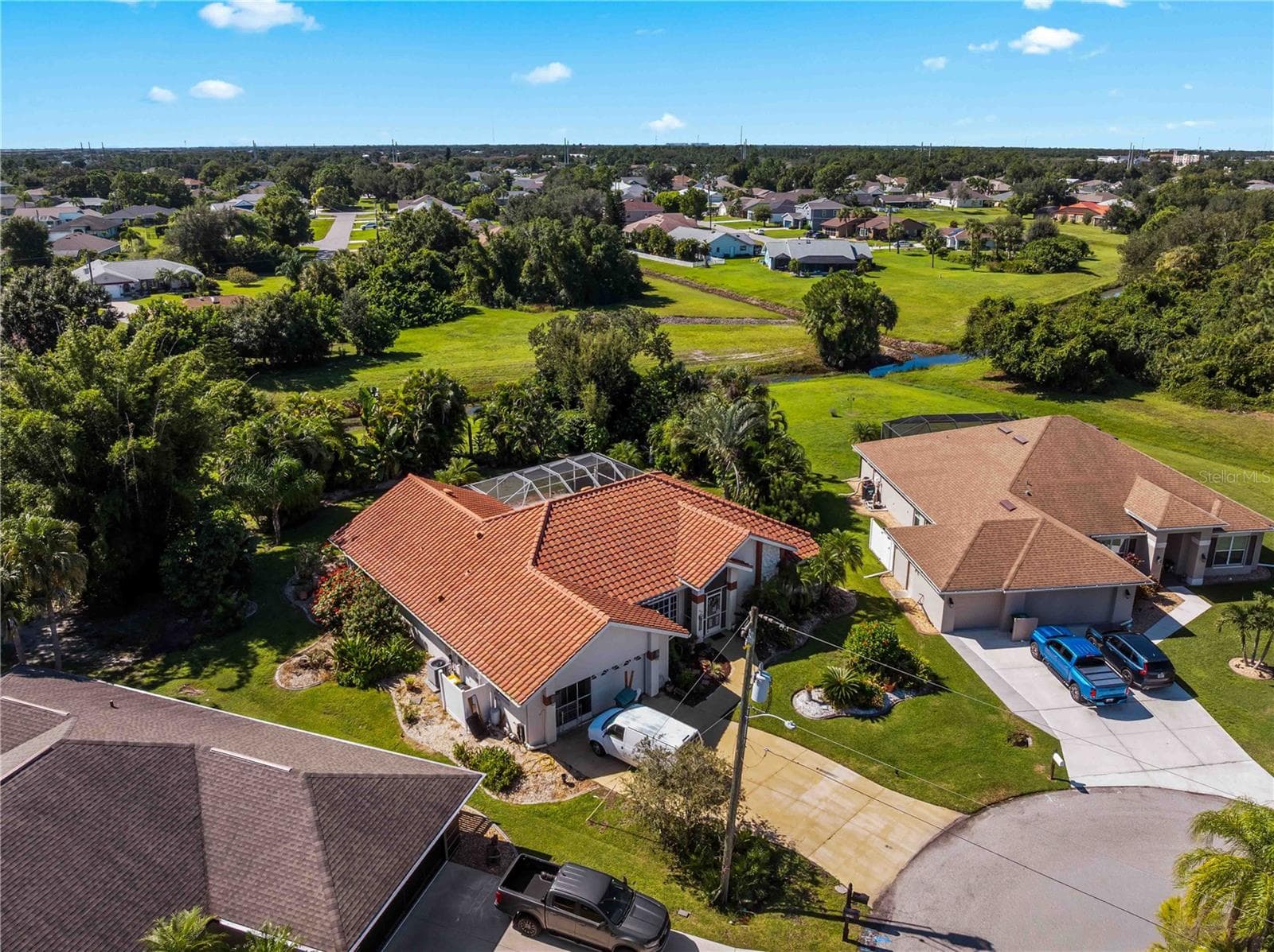Aerial_134TocopillaStreet_PuntaGorda_NeighborhoodView_Overhead.jpg - 134 TOCOPILLA ST, PUNTA GORDA