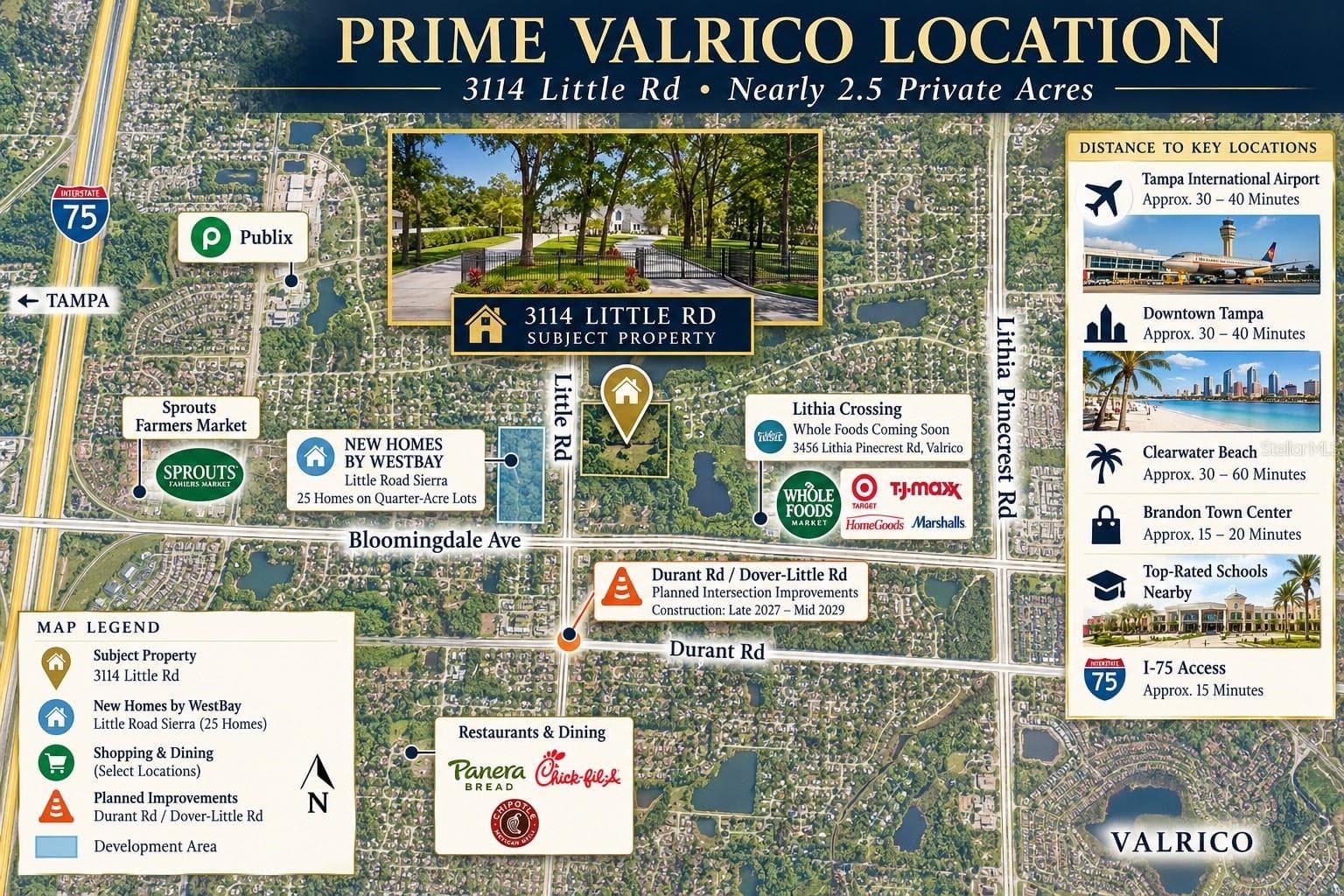 Single Family Residence at 3114 LITTLE RD, VALRICO, photo 57 of 57