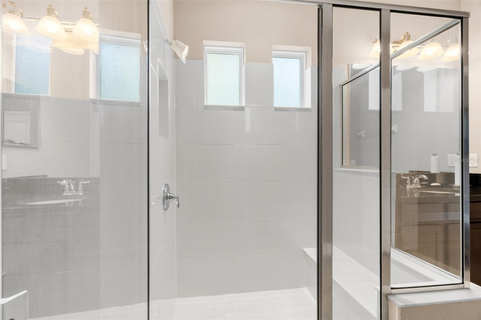 Master Shower - 4432 VERMILLION SKY DR, WESLEY CHAPEL