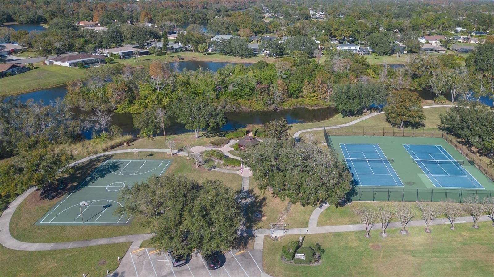 Carrollwood Village Tennis Courts & Basketball - 4932 CYPRESS TRACE DR, TAMPA