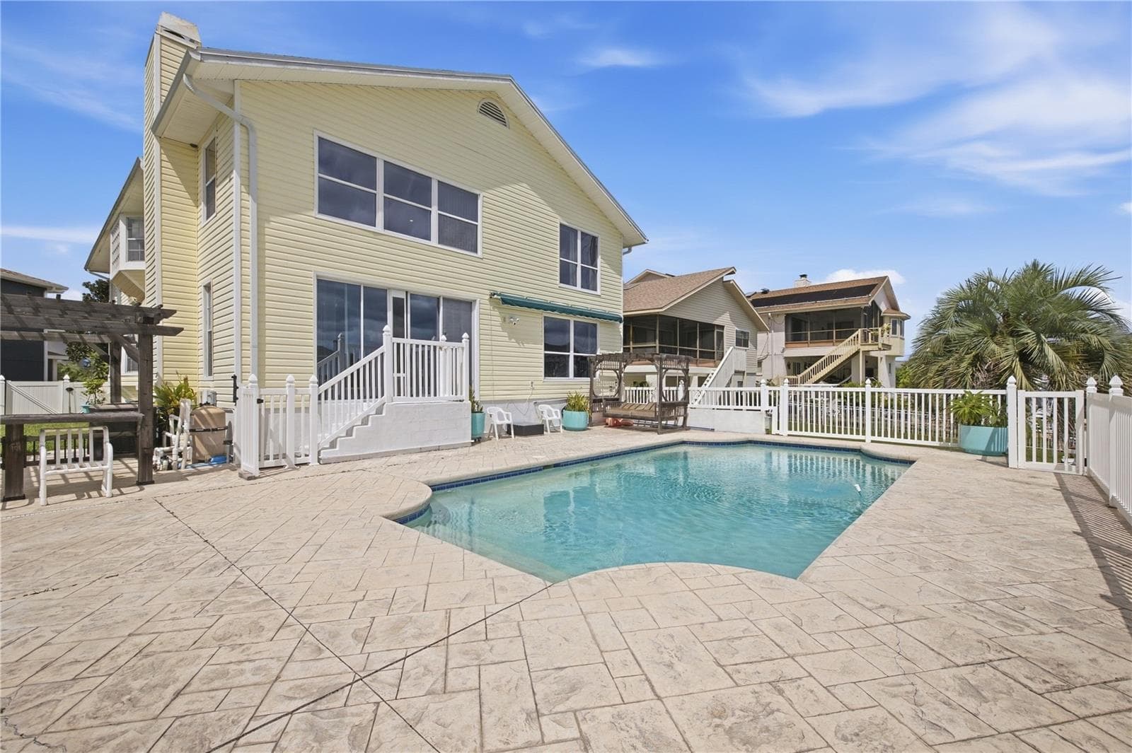 Pool for evening hangs after a day on the Gulf - 6244 SPOONBILL DR, NEW PORT RICHEY