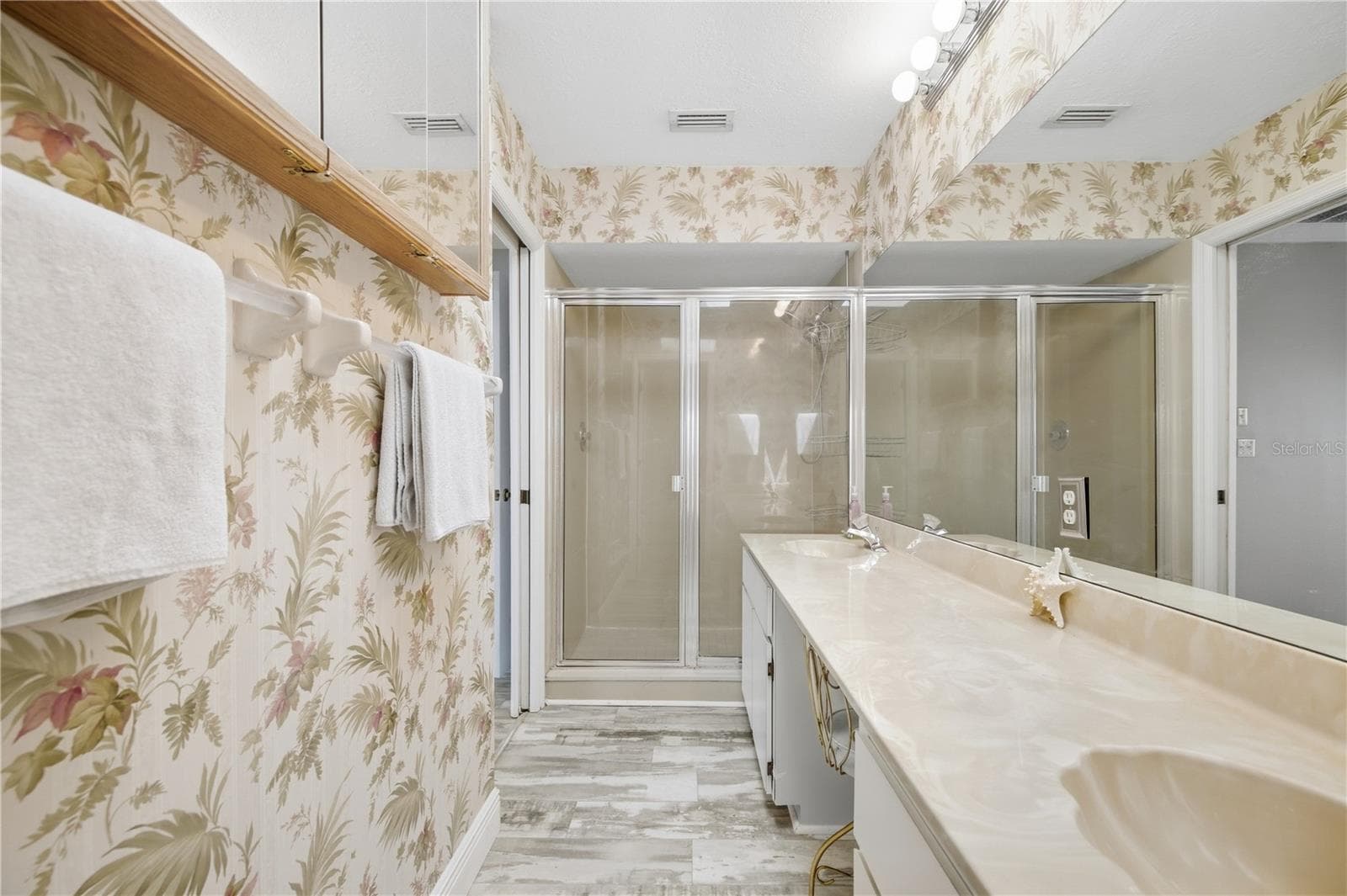 Double Vanity, Walk in Shower and space to be completely redesigned if you should choose! - 6244 SPOONBILL DR, NEW PORT RICHEY