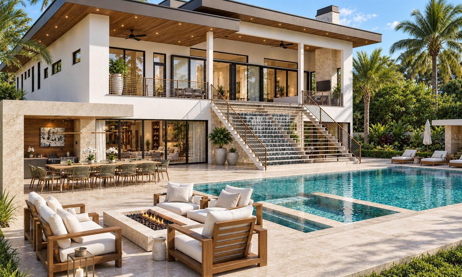 Ultimate backyard entertaining. Virtually staged. - 1386 TANGIER WAY, SARASOTA