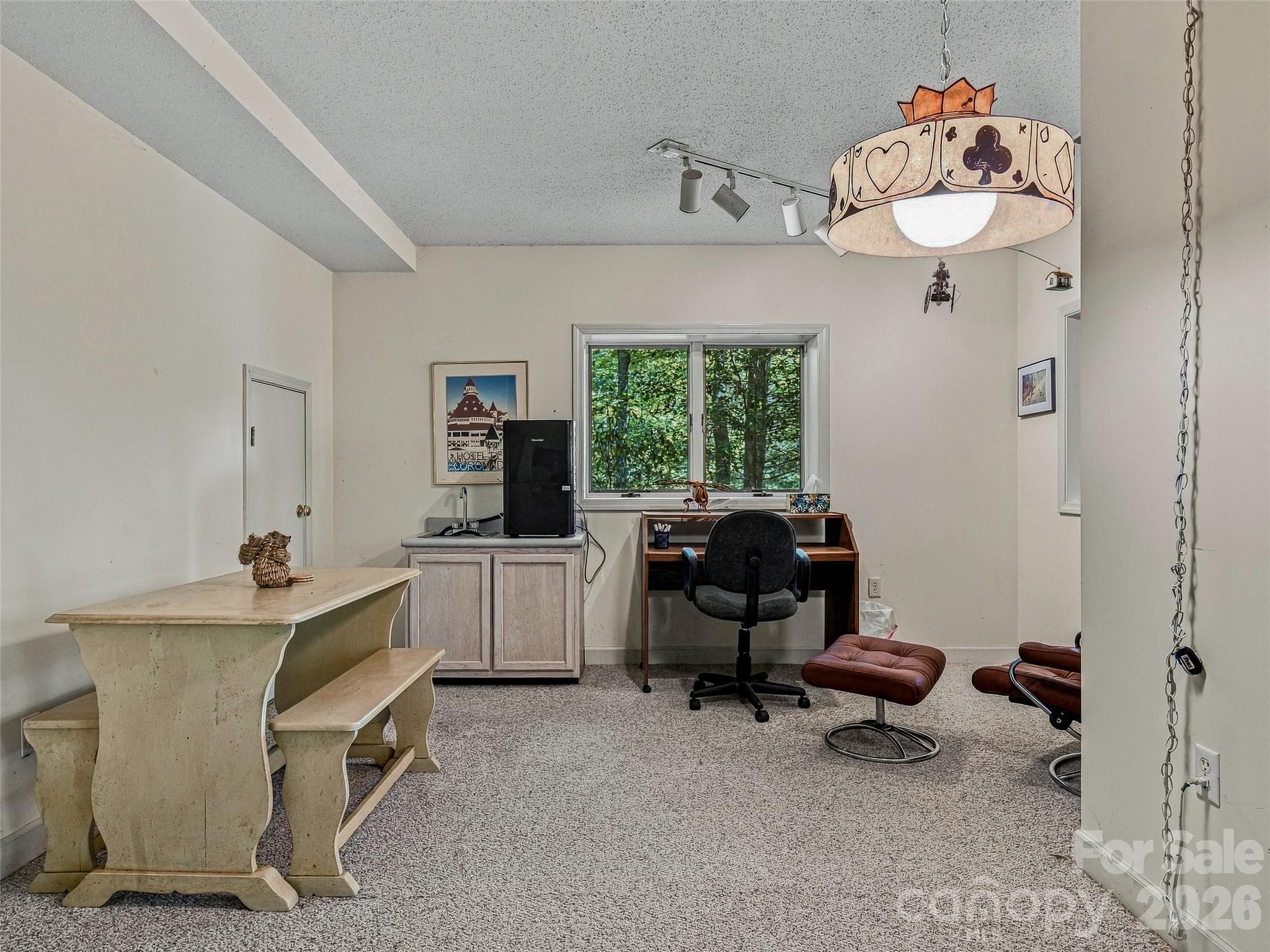 Downstairs Flex Space with Sink - 266 Stone Drive, Brevard
