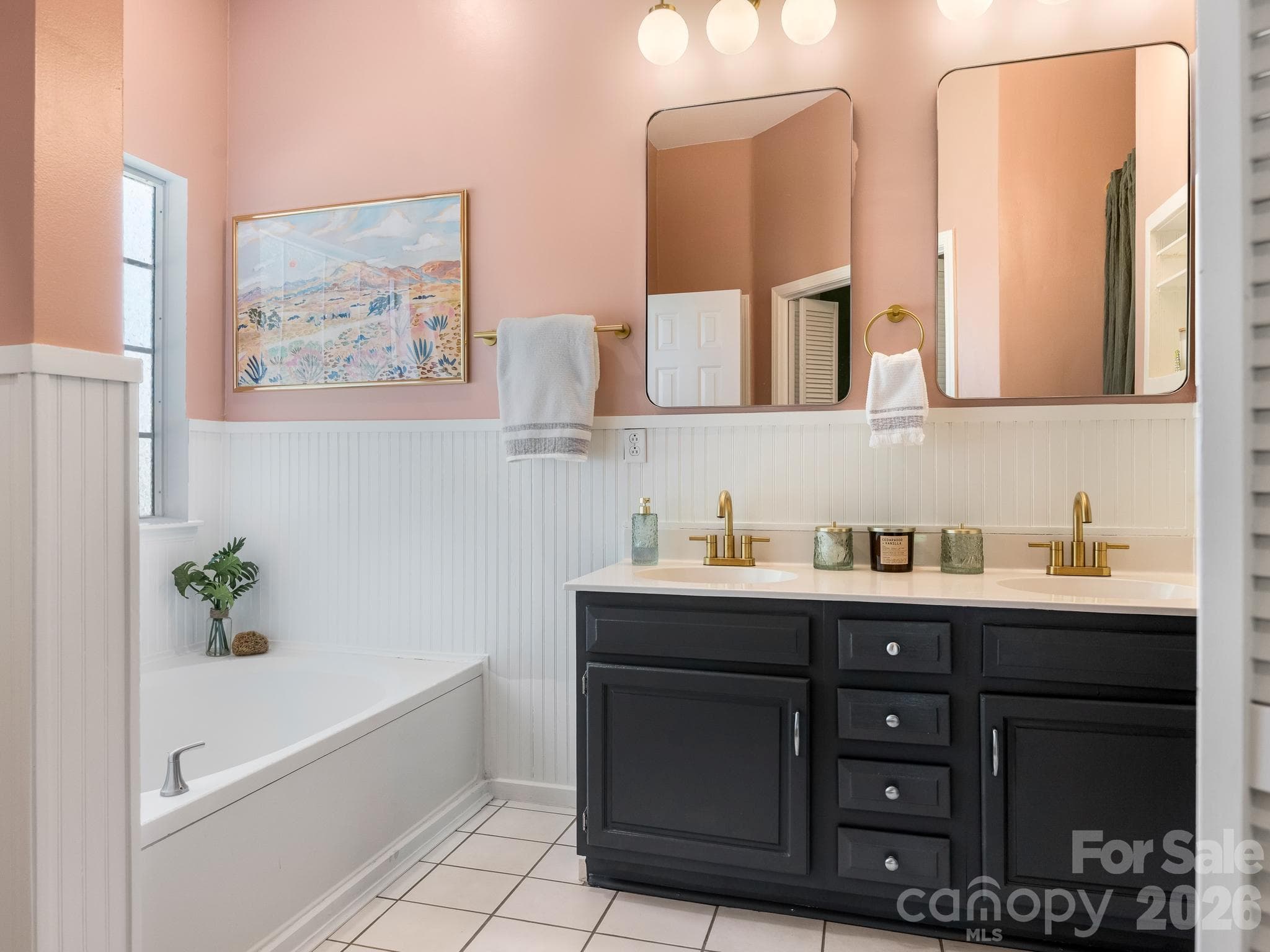 Primary Bathroom - 4415 Highcroft Lane, Charlotte