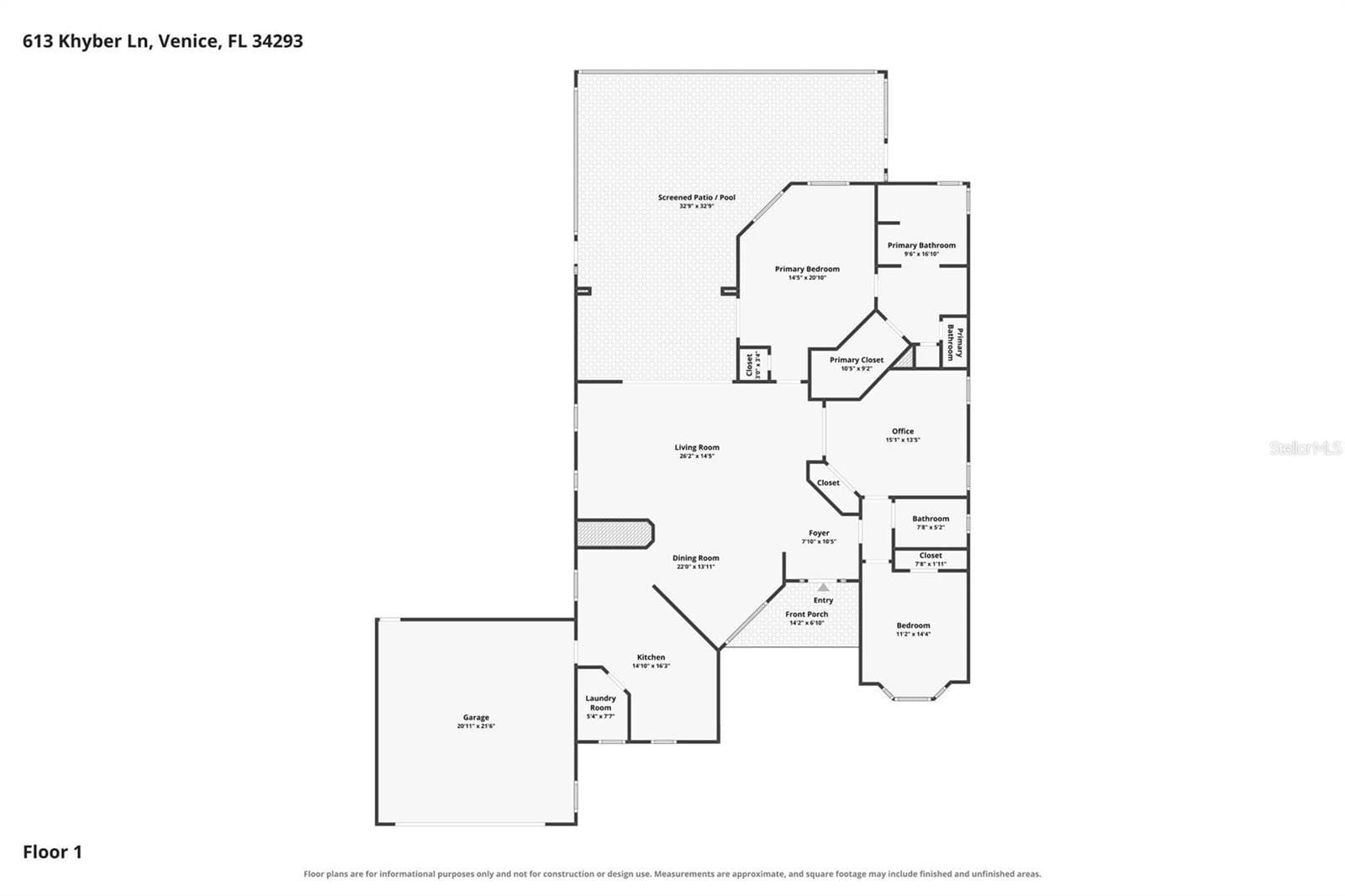 Single Family Residence at 613 KHYBER LN, VENICE, photo 66 of 108