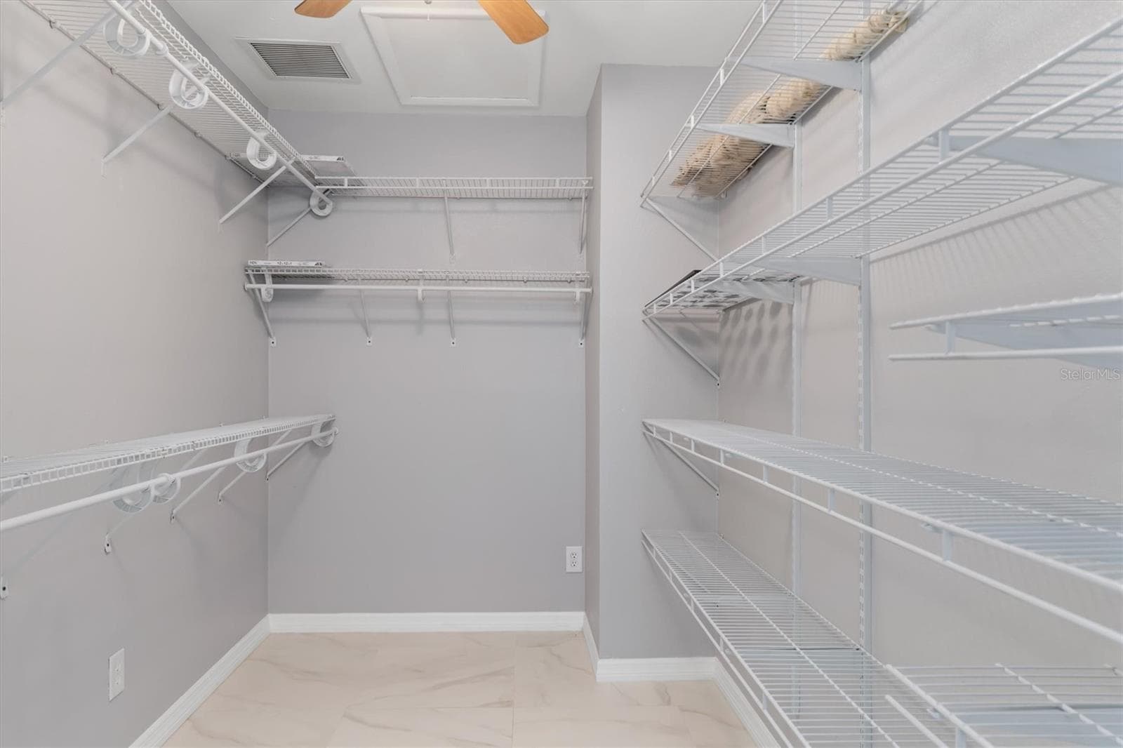 Primary closet - 1433 LEMON BAY DR, ENGLEWOOD