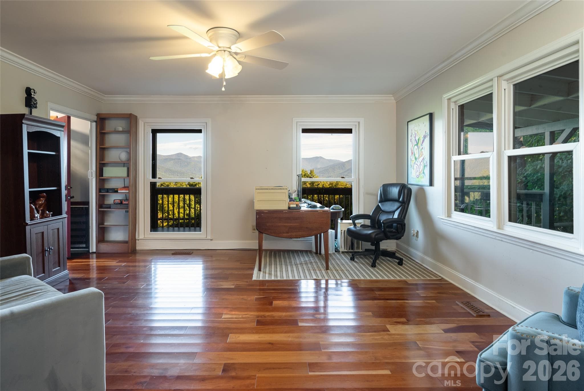 Den on the main level - 126 Wildflower Cove Drive, Swannanoa