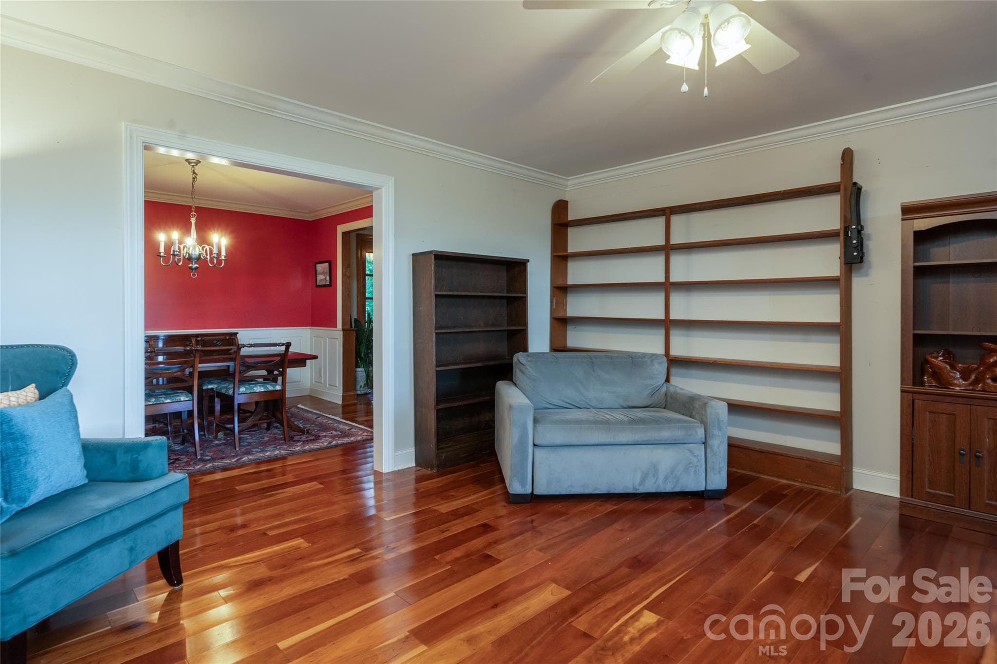 Den on the main level - 126 Wildflower Cove Drive, Swannanoa