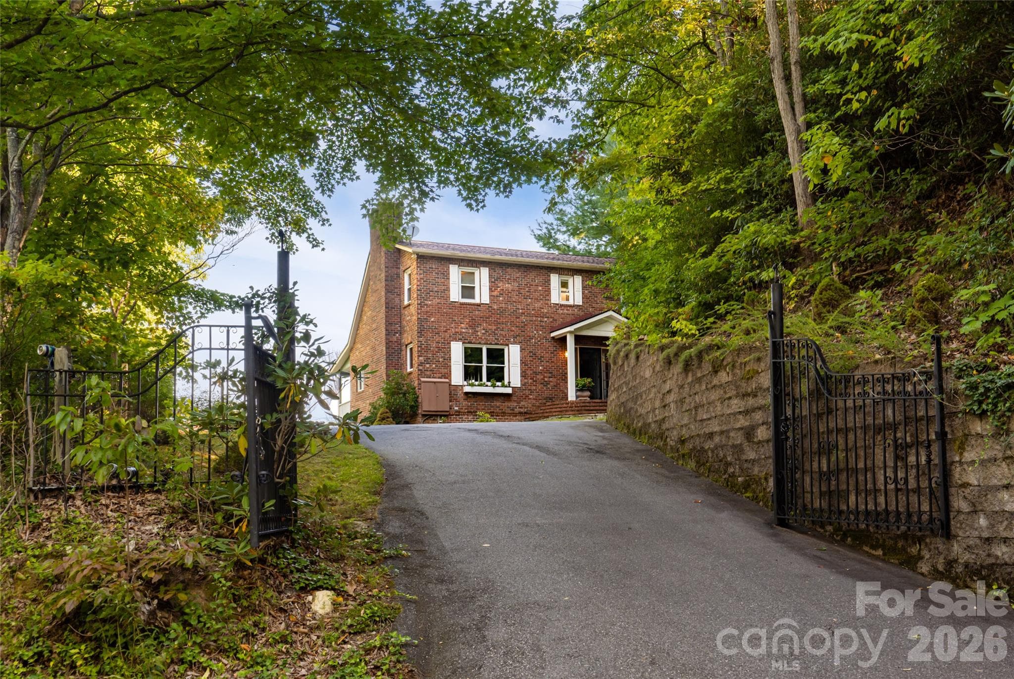 Gated Driveway - 126 Wildflower Cove Drive, Swannanoa