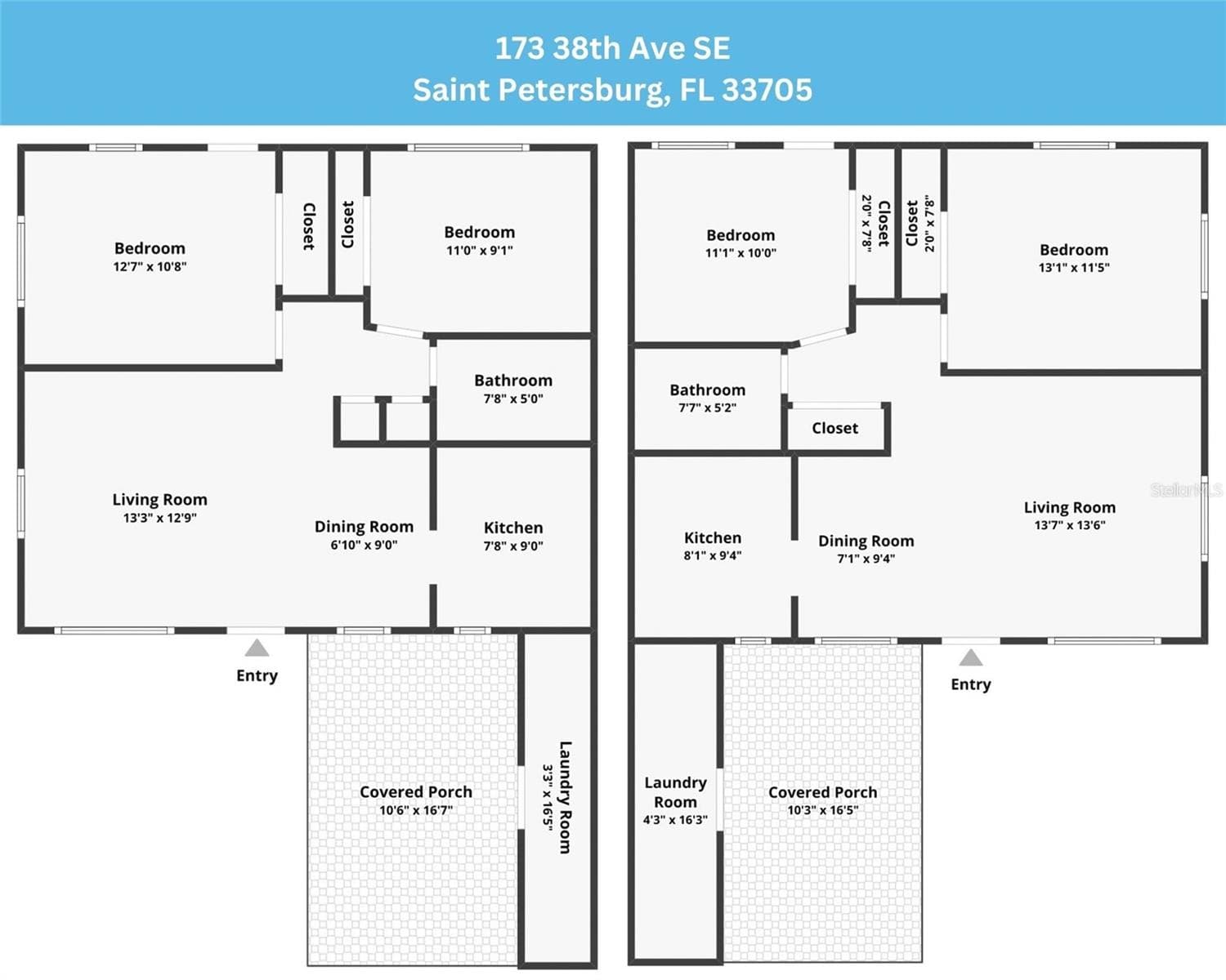 Floor Plan - 173 38TH AVE SE, ST PETERSBURG