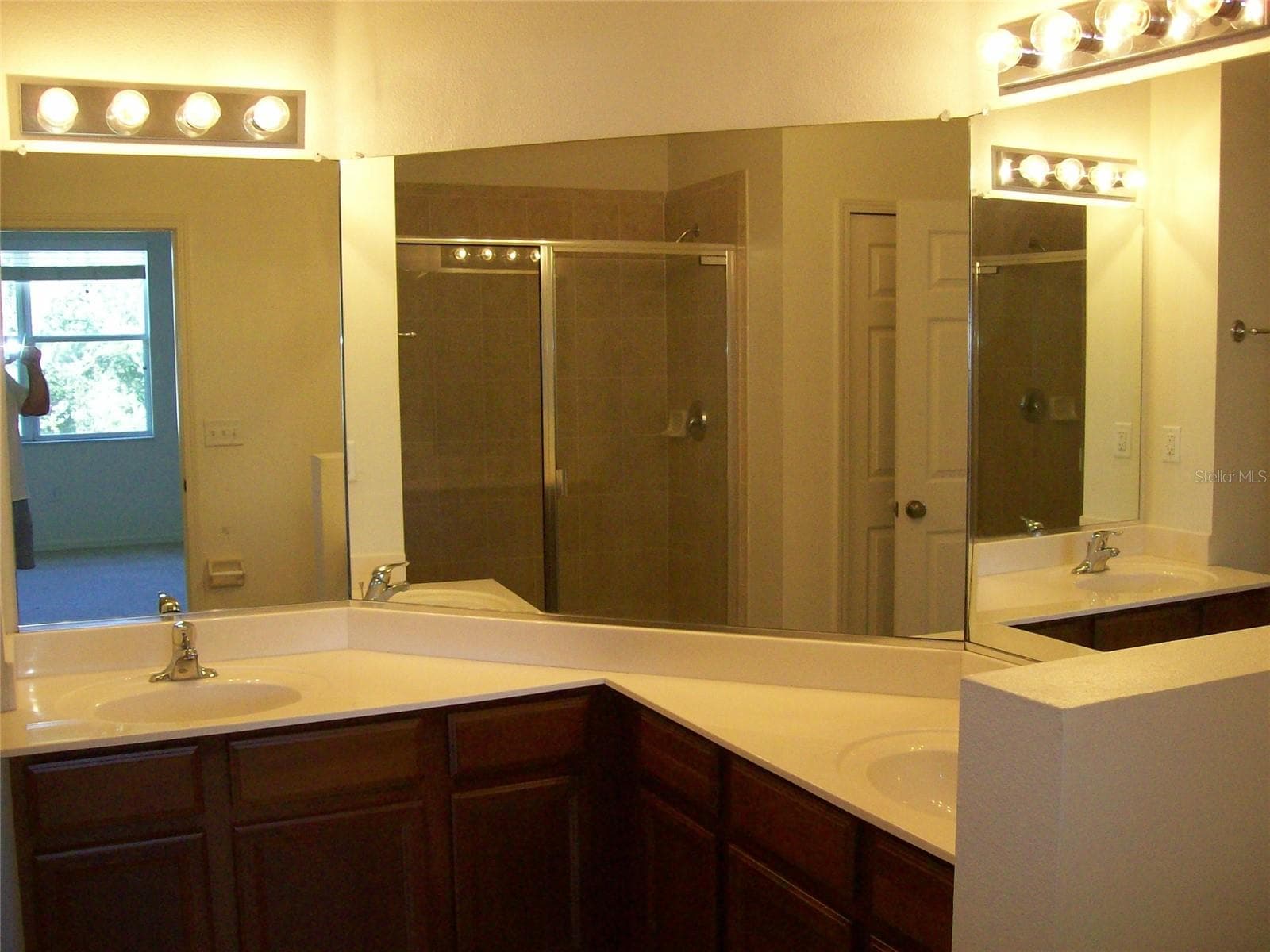 Primary Bath with Dual Cabinets and Sinks - 3459 PARKRIDGE CIR #18-103, SARASOTA