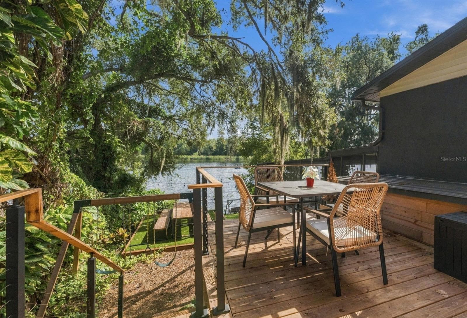 View from kitchen - 3006 RIVER GROVE DR, TAMPA
