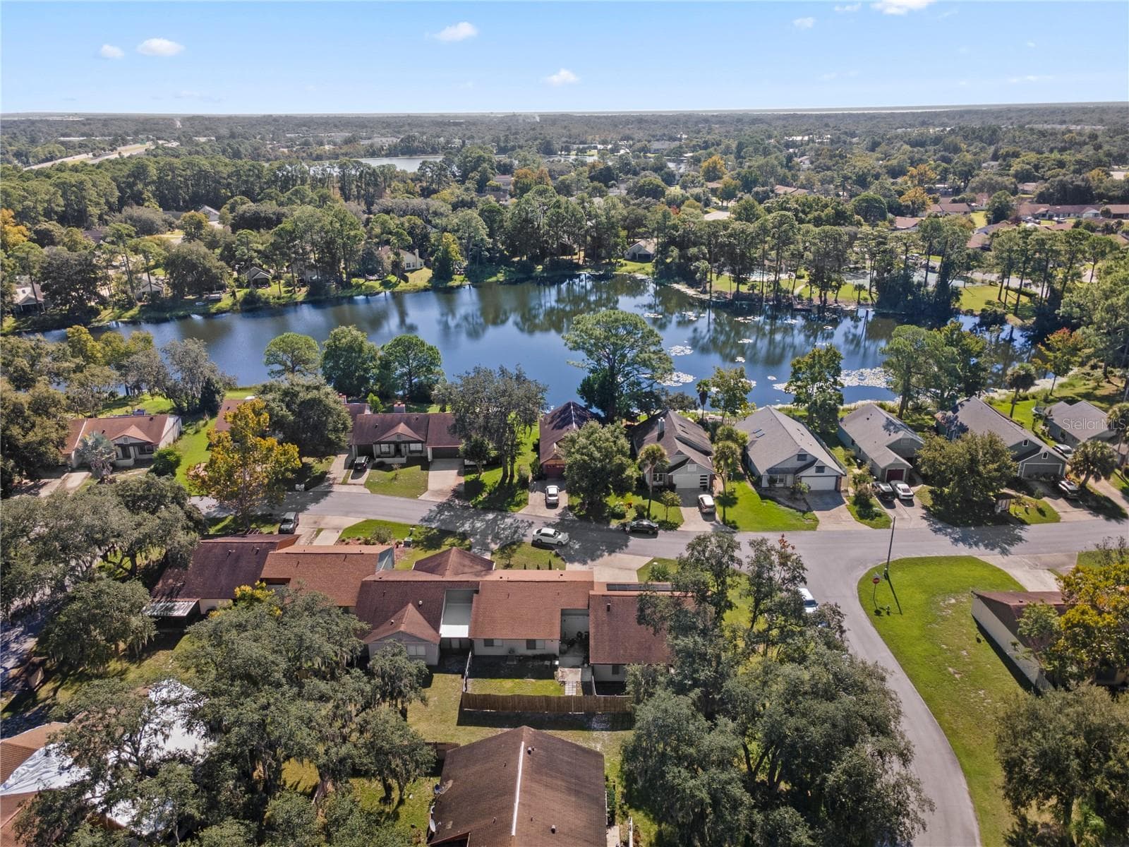 Neighborhood Aerial from the rear of the home - 167 CLEAR LAKE CIR, SANFORD