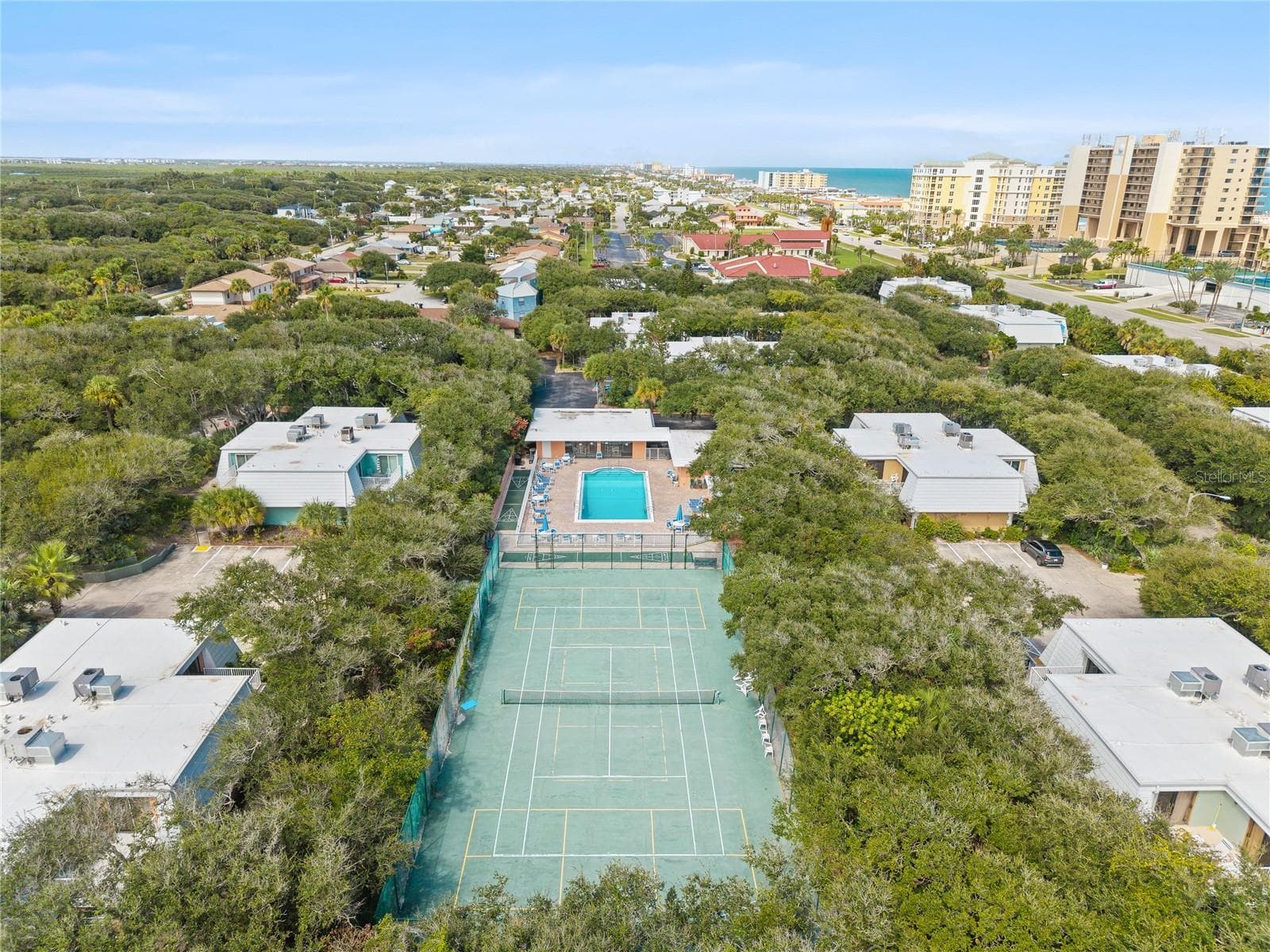 Pool, Tennis, Pickleball, Community Center and Property Management, Just steps to the beach. - 4150 S ATLANTIC AVE #110D, NEW SMYRNA BEACH