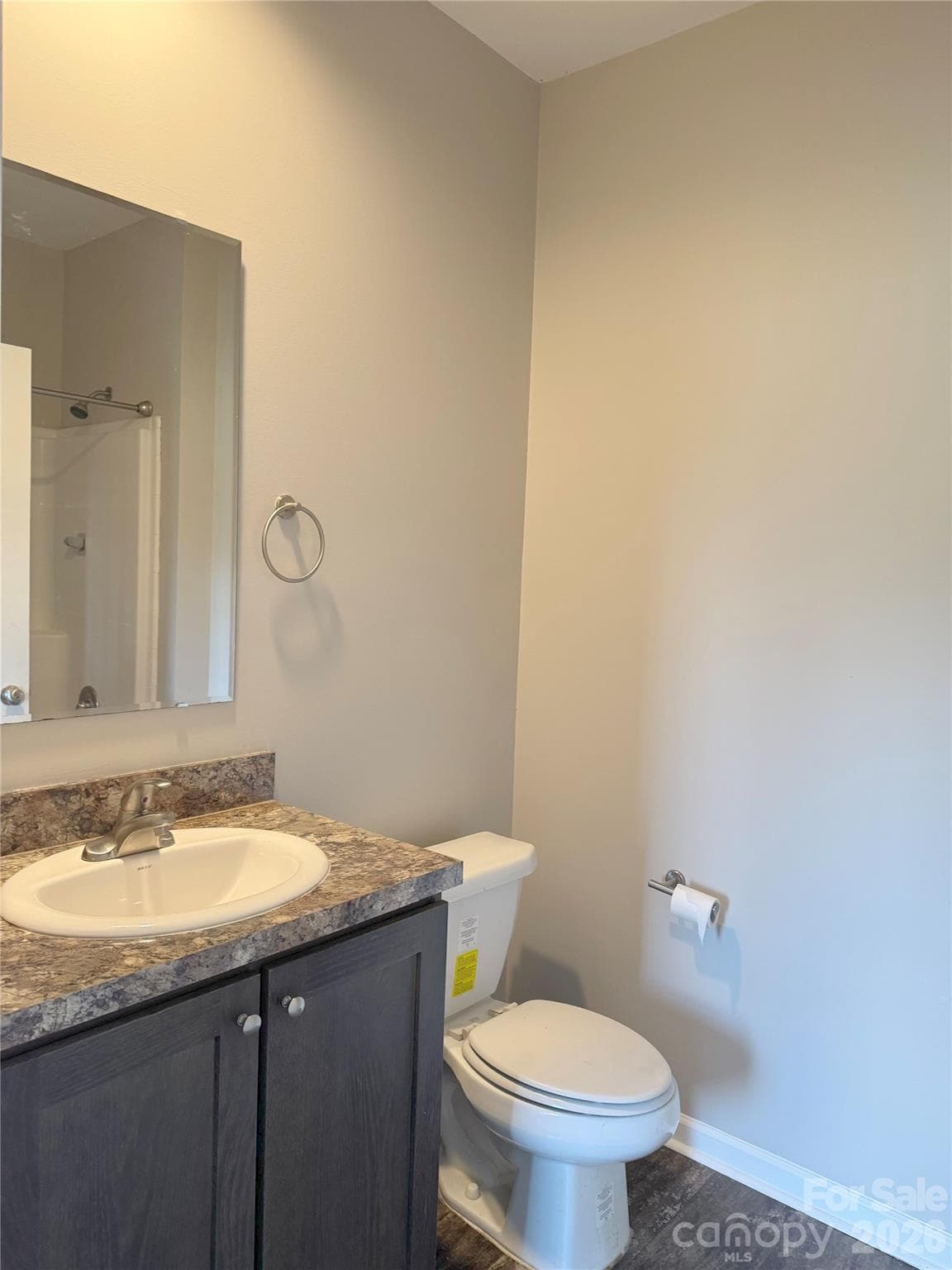 Primary bathroom with full shower and tub - 323 Martin Street, Shelby