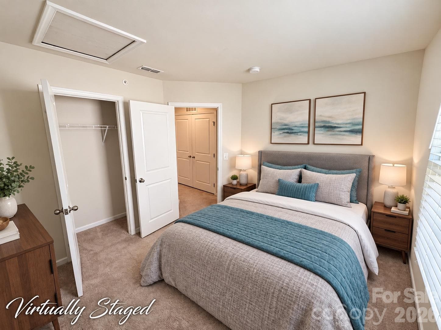 Secondary Bedroom (virtually staged) - 5356 Austin Knoll Court, Charlotte