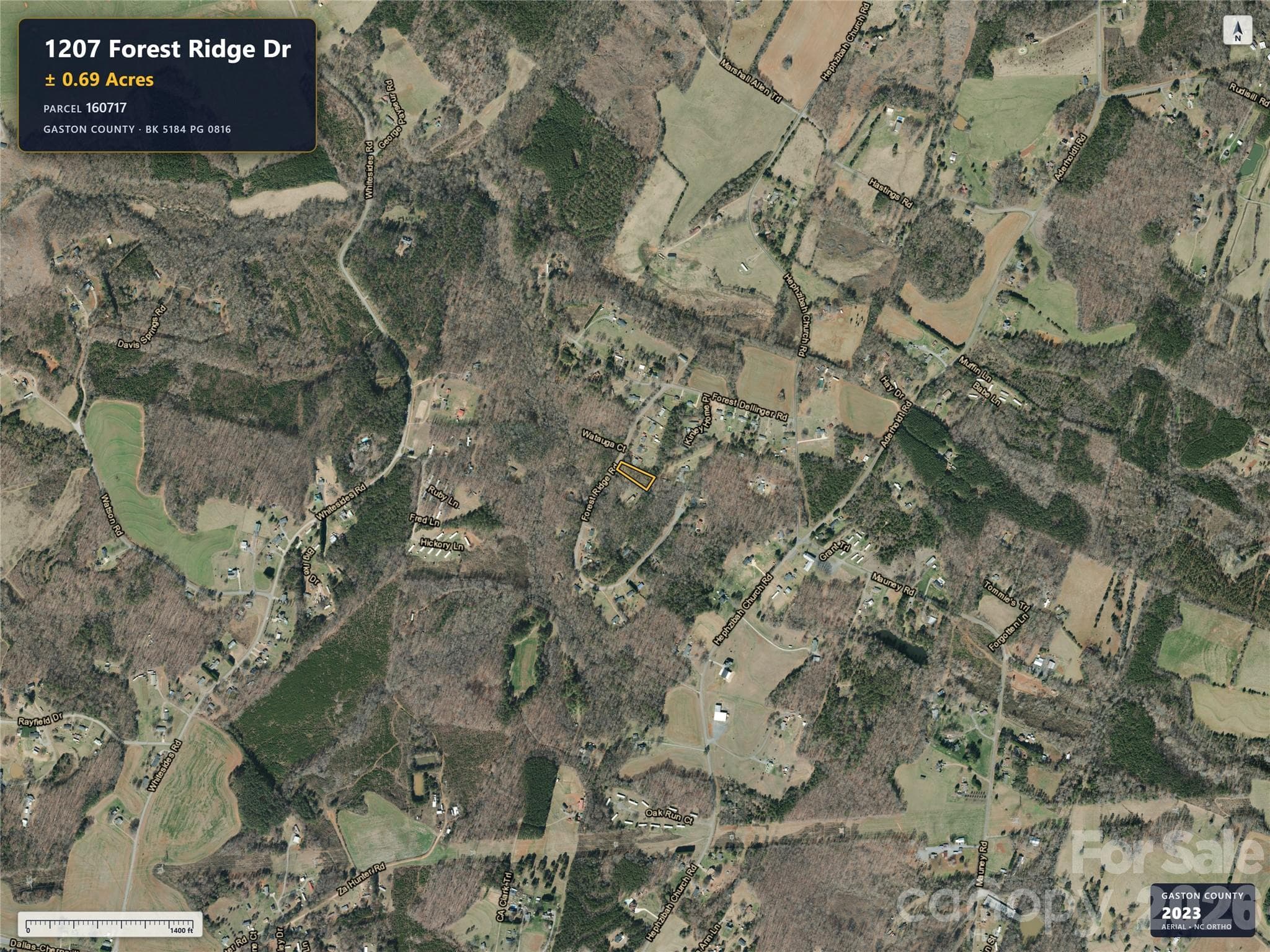 Lot at 1207 Forest Ridge Drive, Bessemer City, photo 4 of 5