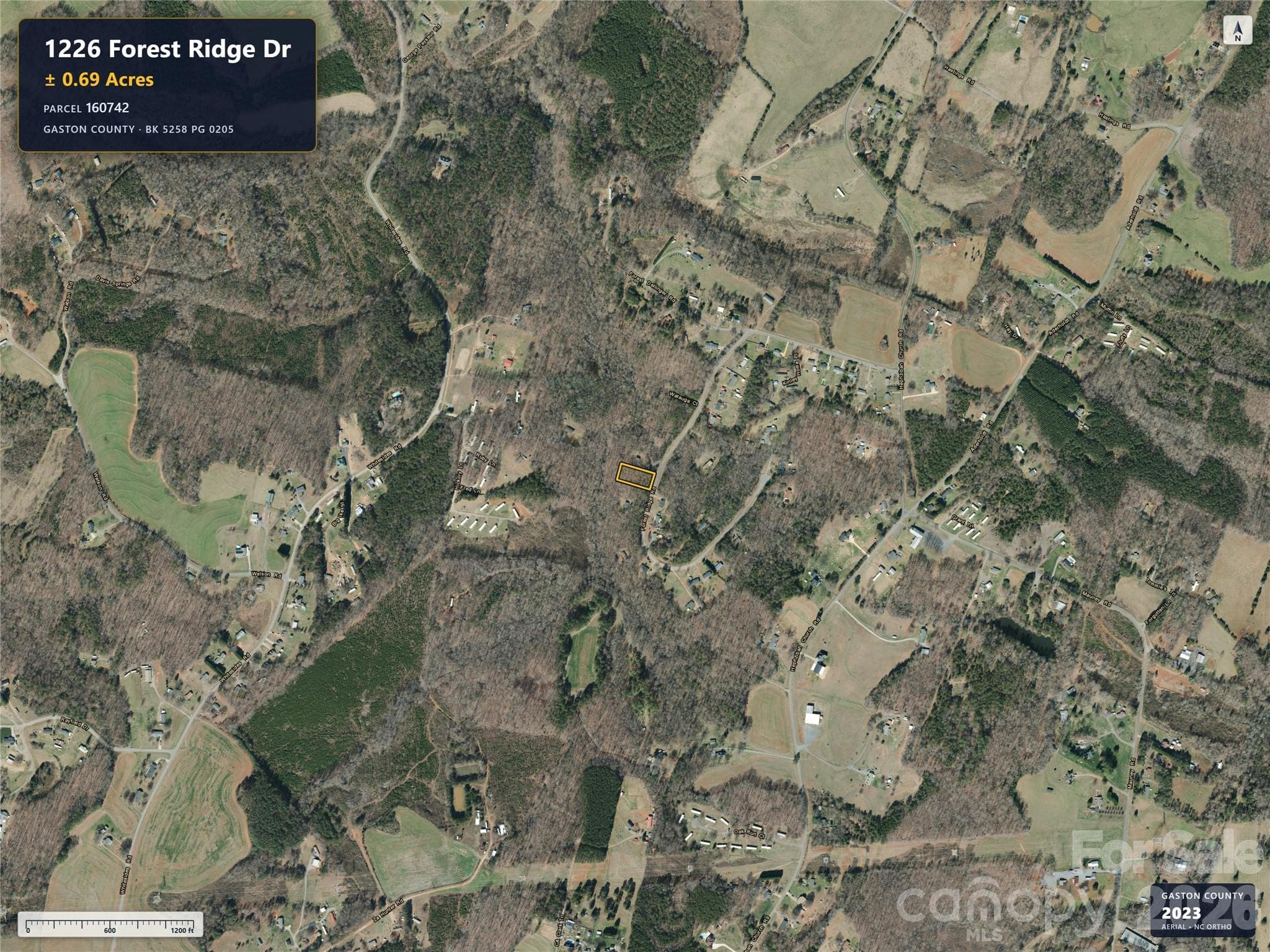 Lot at 1226 Forest Ridge Drive, Bessemer City, photo 4 of 5