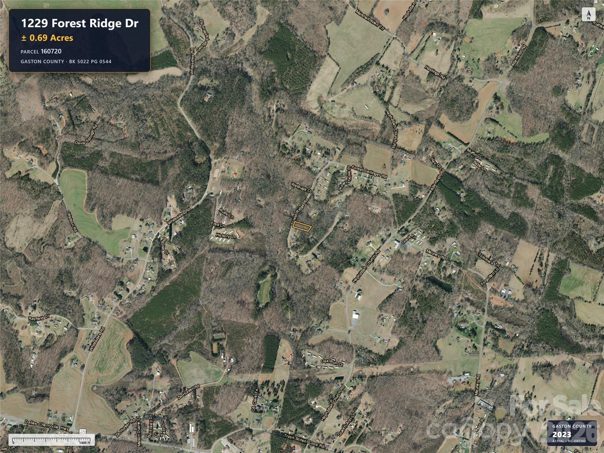 Lot at 1229 Forest Ridge Drive, Bessemer City, photo 4 of 5