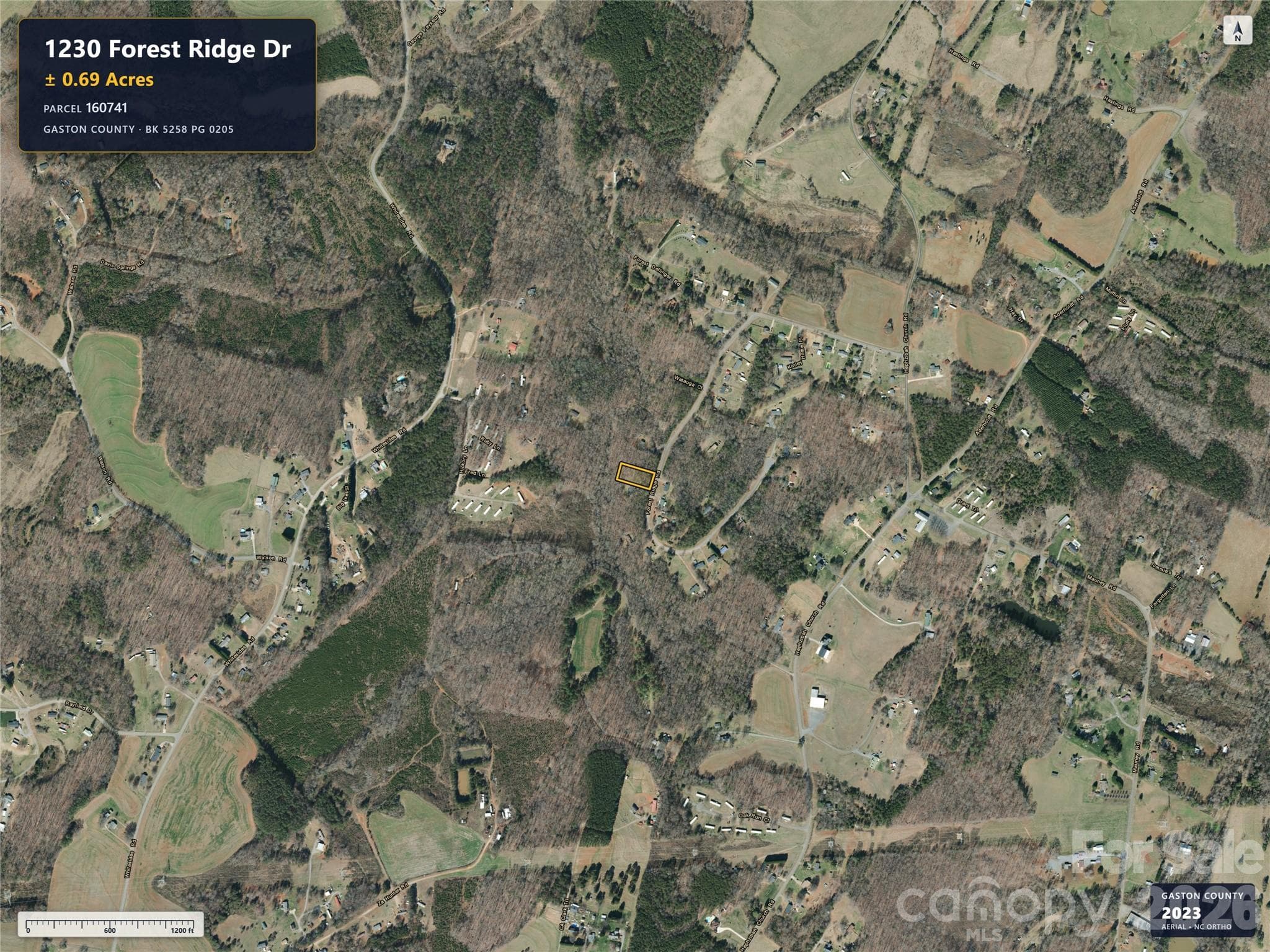Lot at 1230 Forest Ridge Drive, Bessemer City, photo 4 of 5