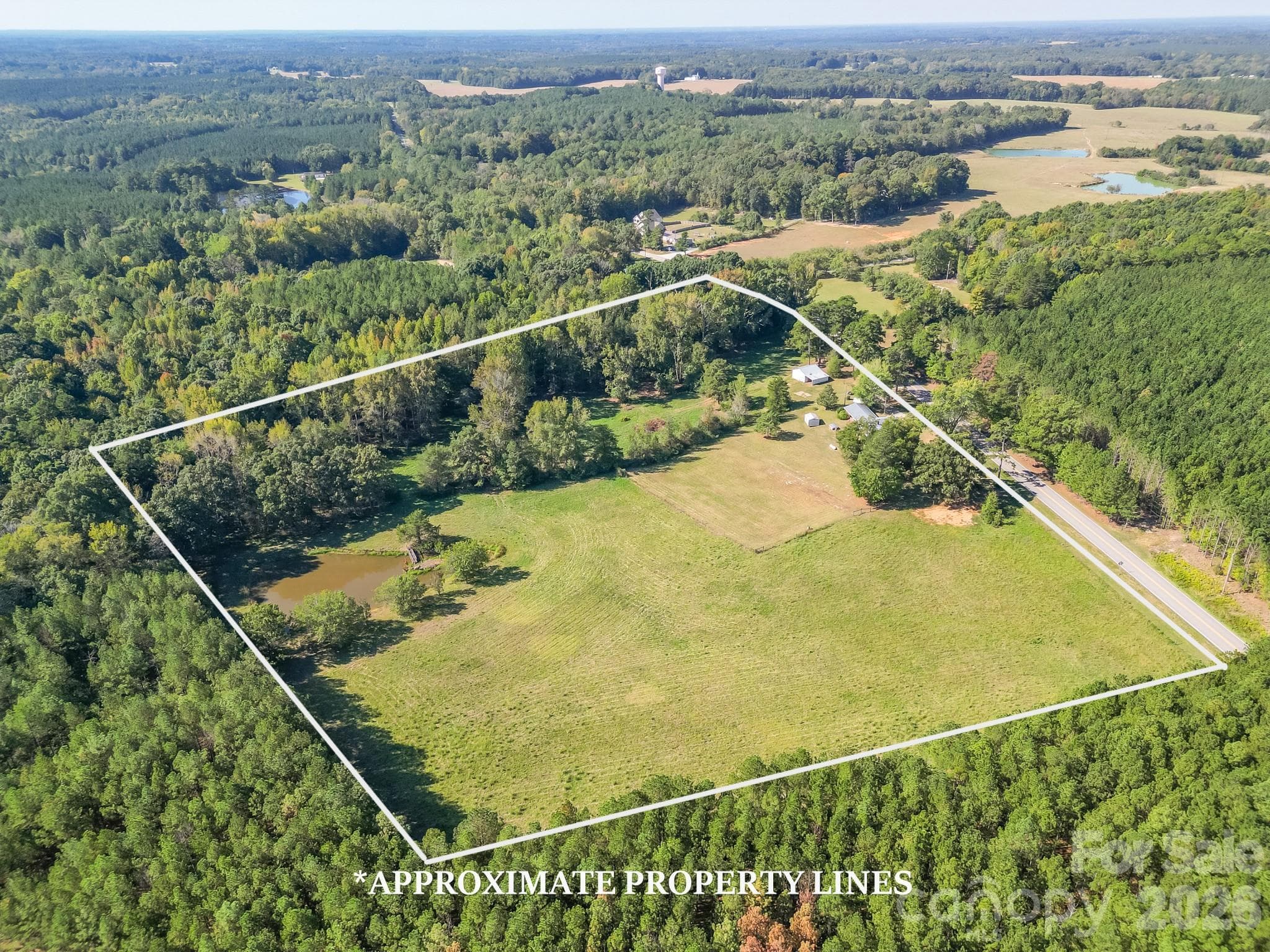 Cleared pasture - 7615 S Rocky River Road, Monroe