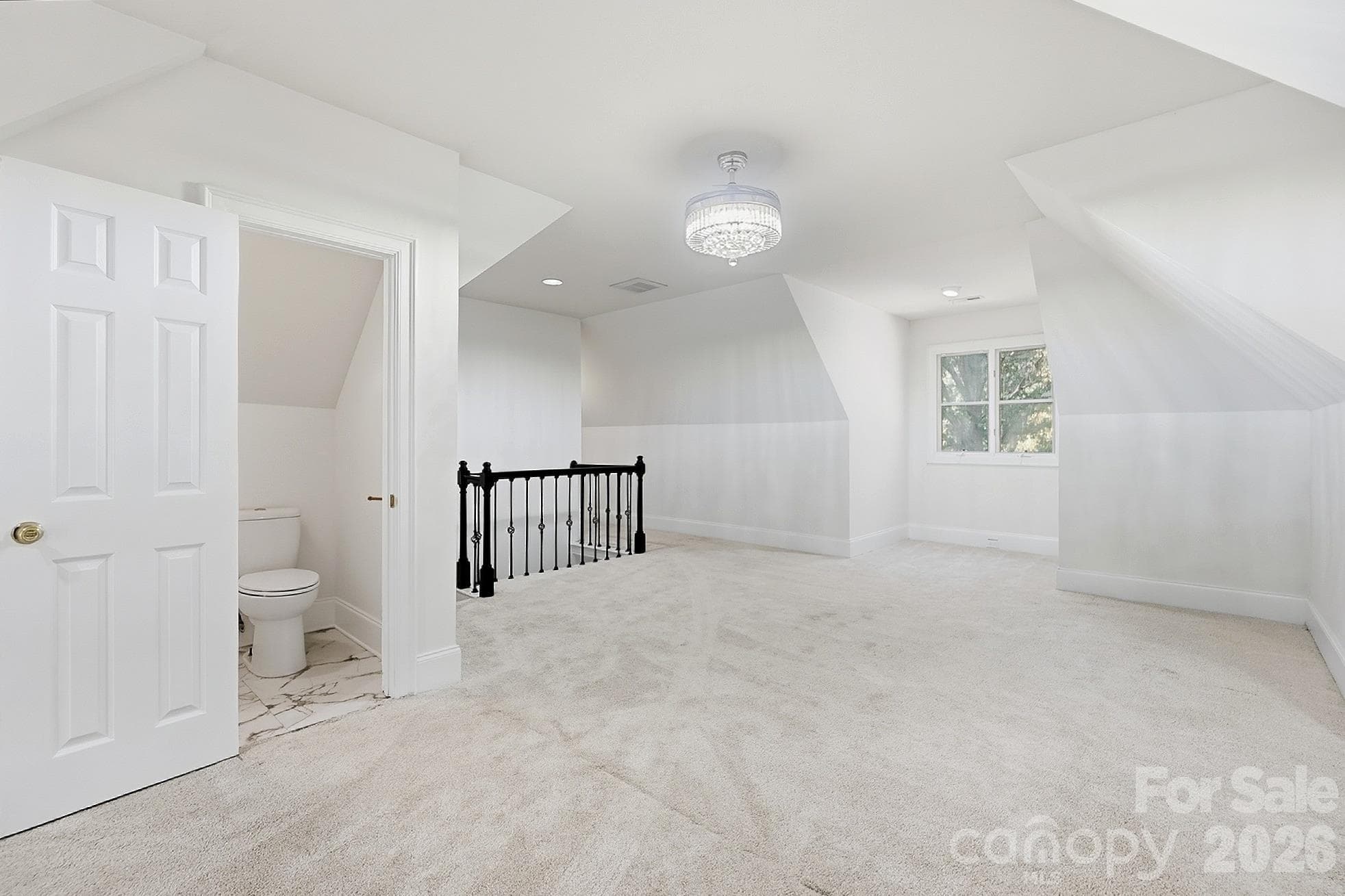 Bonus Room with Half Bath - Upper Level - 3501 Castellaine Drive, Charlotte