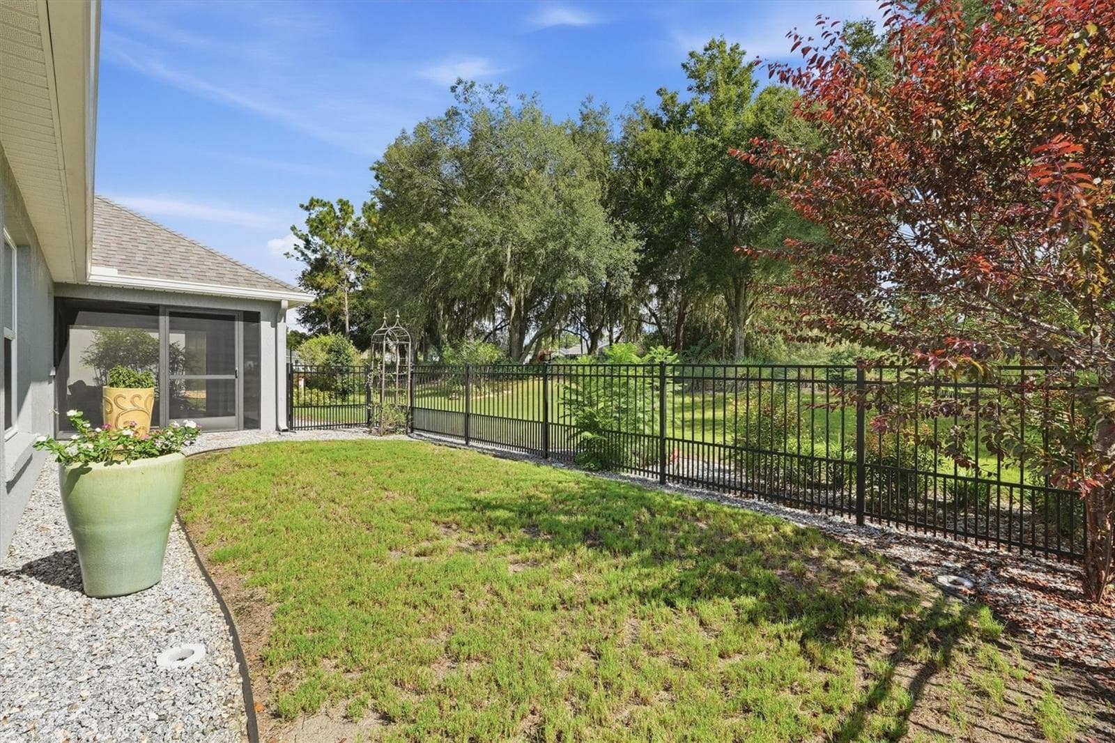 FENCED BACK YARD - 6791 SW 179TH COURT RD, DUNNELLON