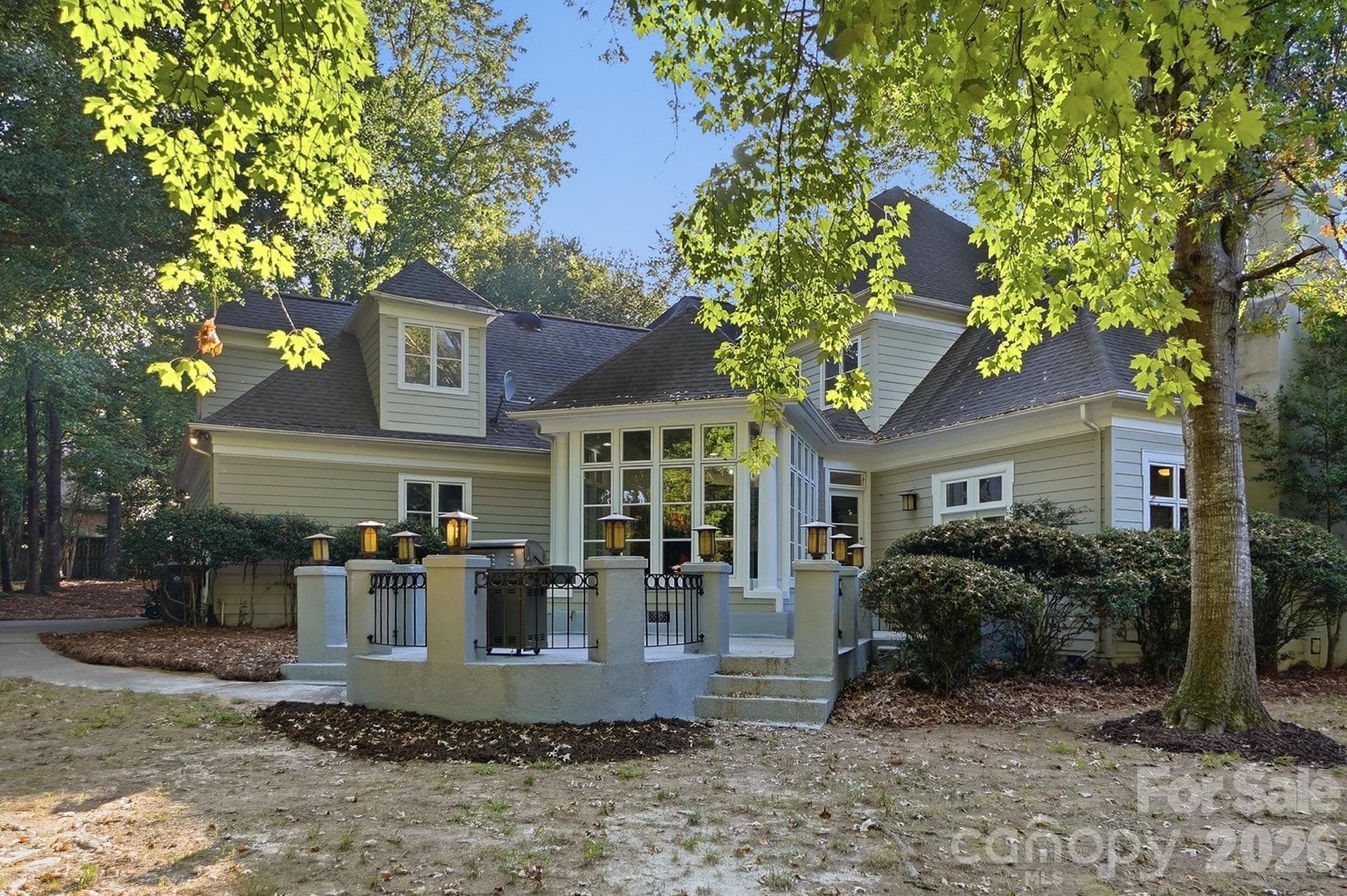 Back of Home - 3501 Castellaine Drive, Charlotte