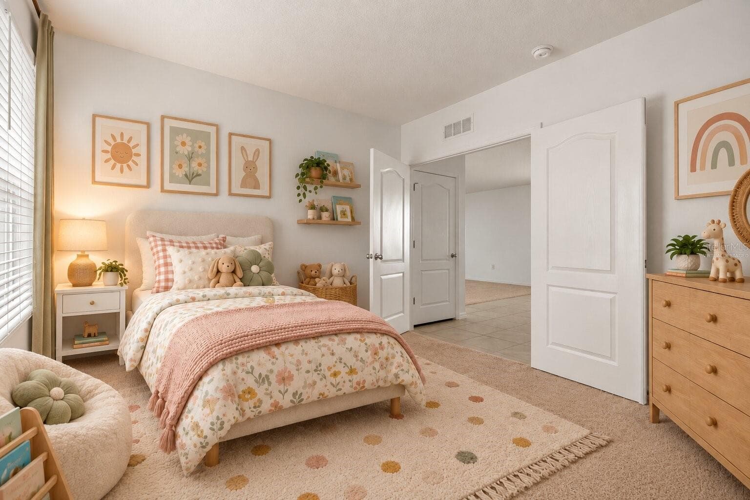 Virtually staged third bedroom. - 3658 CASPIAN ST, LEESBURG