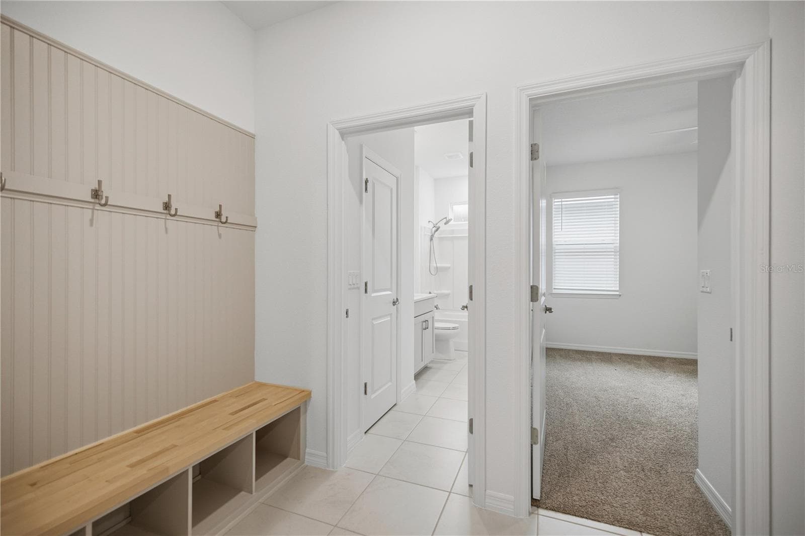 Built in Shoe rack and coat area - 7118 SW 57TH LN, OCALA