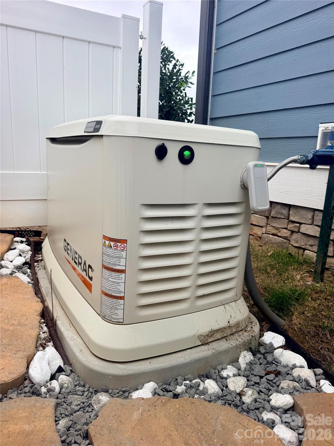 Generac whole house generator in the event power goes out the whole house will still continue to have power - 24550 Blue Heron Circle, Lancaster