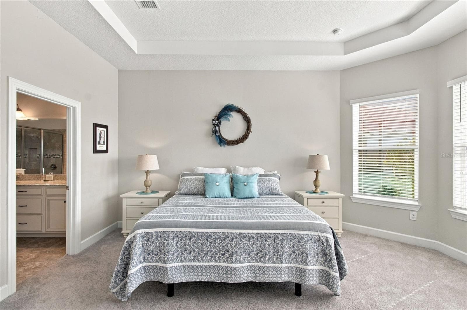 Primary Bedroom: Tray Ceiling - 4085 VIA TOLEDO CT, POINCIANA