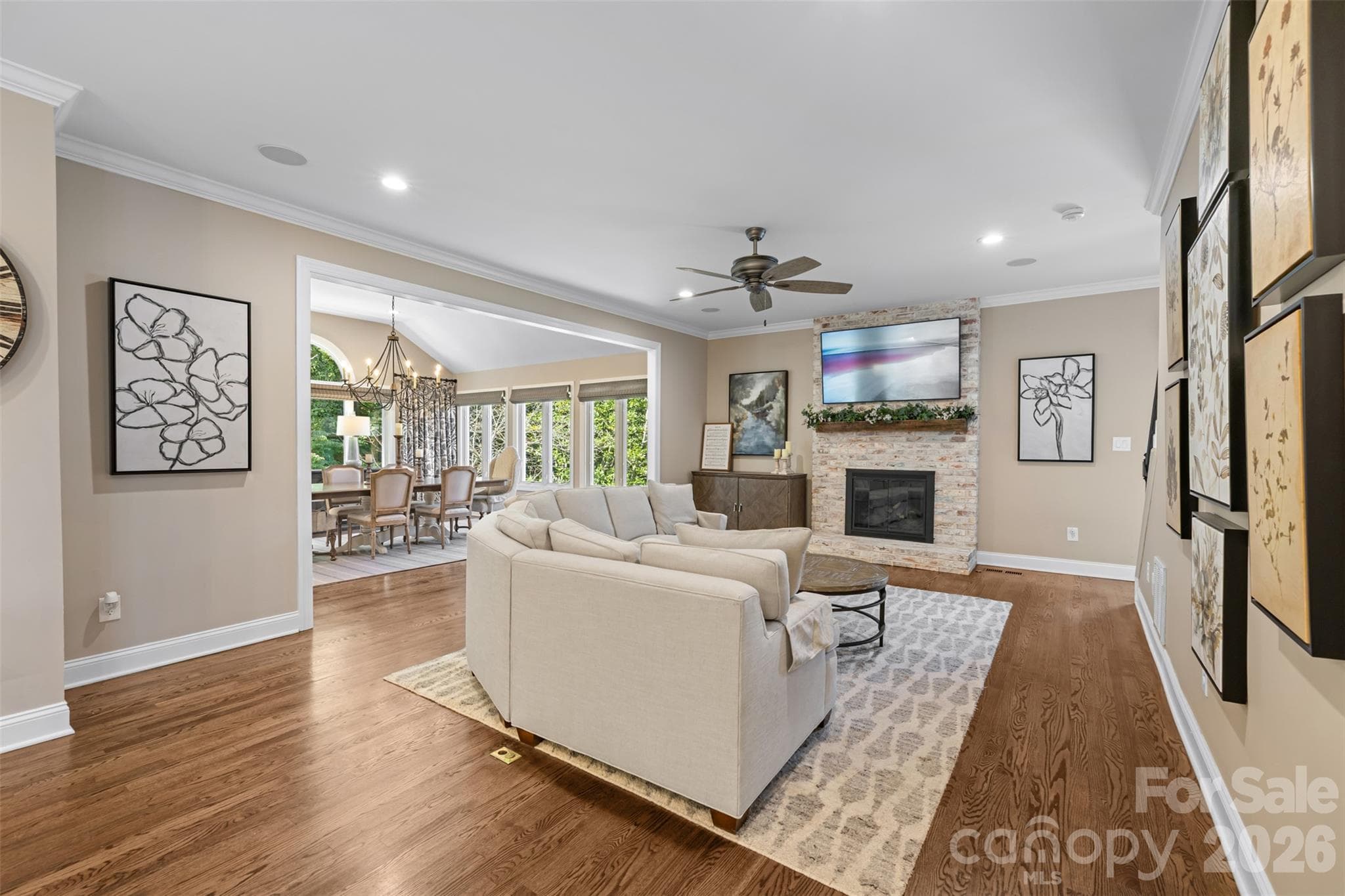 Family room - 2042 Maynard Road, Charlotte
