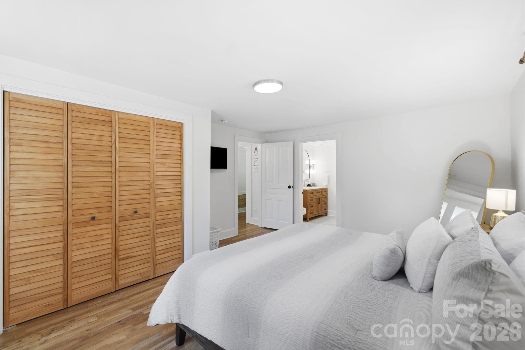 Ample closet space in primary bedroom - 2252 Riceville Road, Asheville