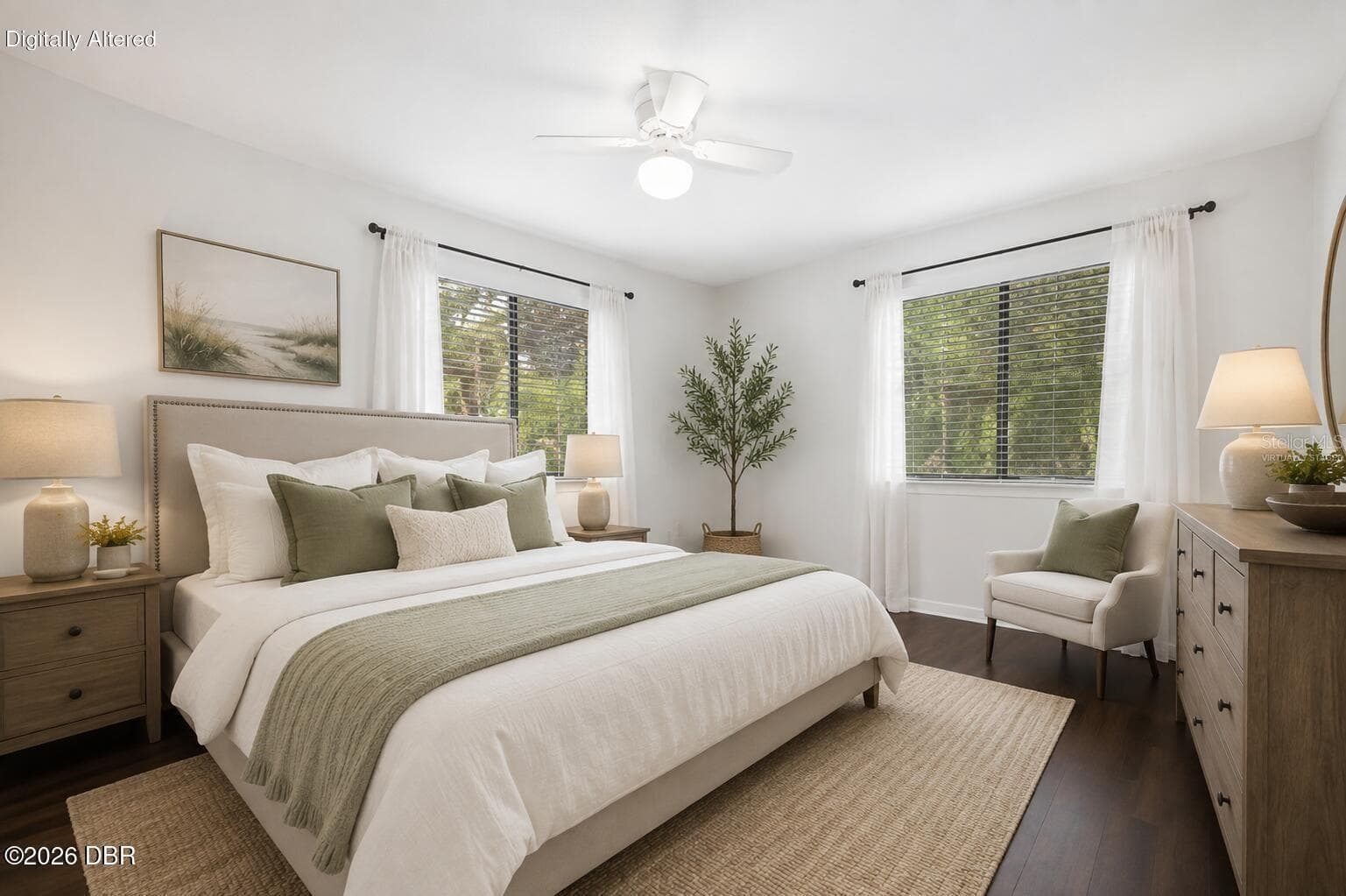 Bedroom 5 virtually staged - 1 CROOKED BRIDGE WAY, ORMOND BEACH