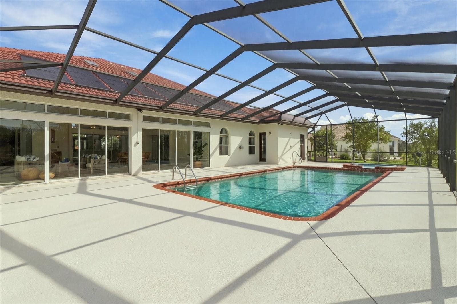 Pool and Exterior Open Lanai - 546 W FENWAY DR, HERNANDO