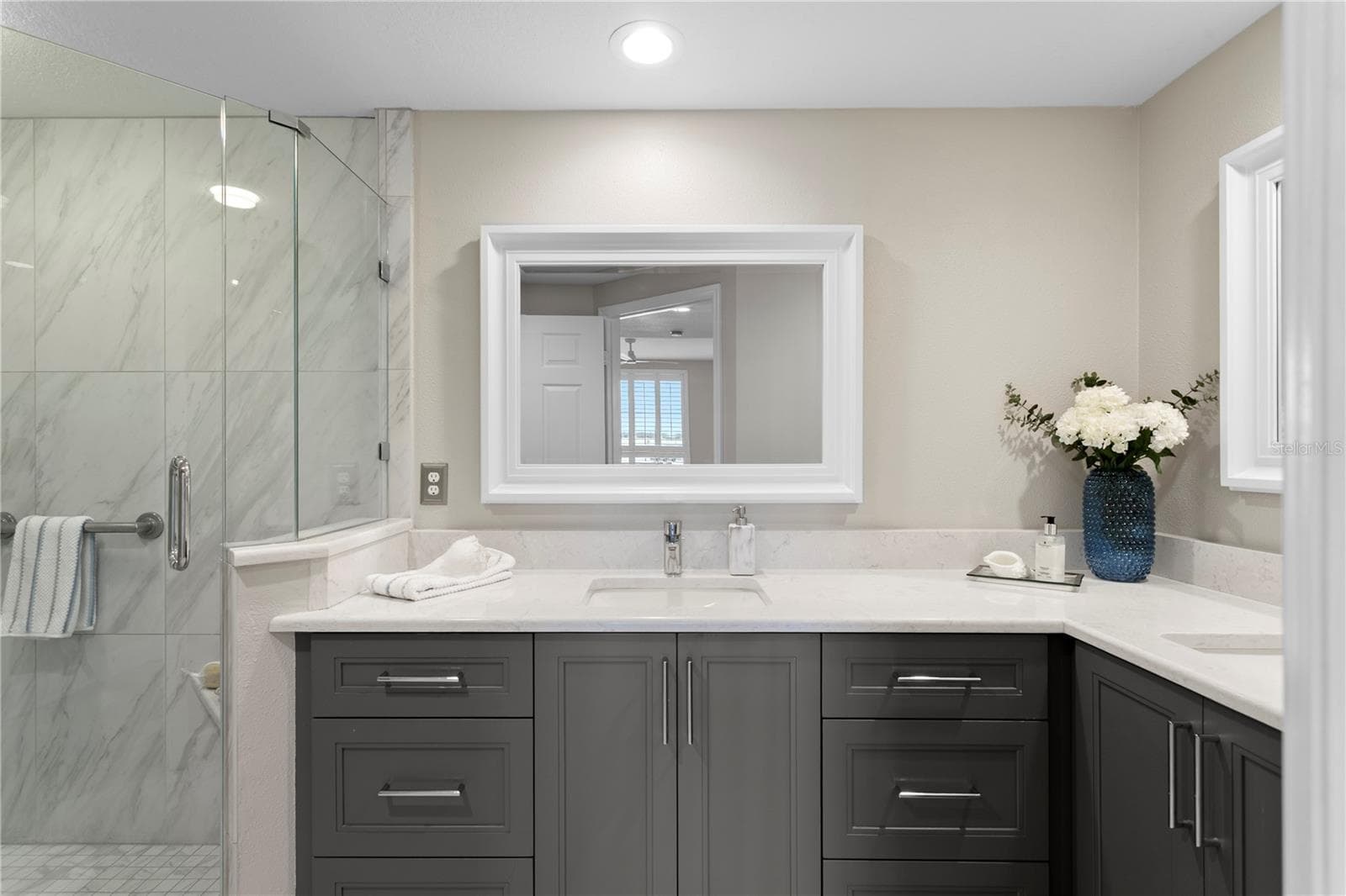 Primary Bathroom with Double Sink Vanity - 4961 BACOPA LN S #201, ST PETERSBURG