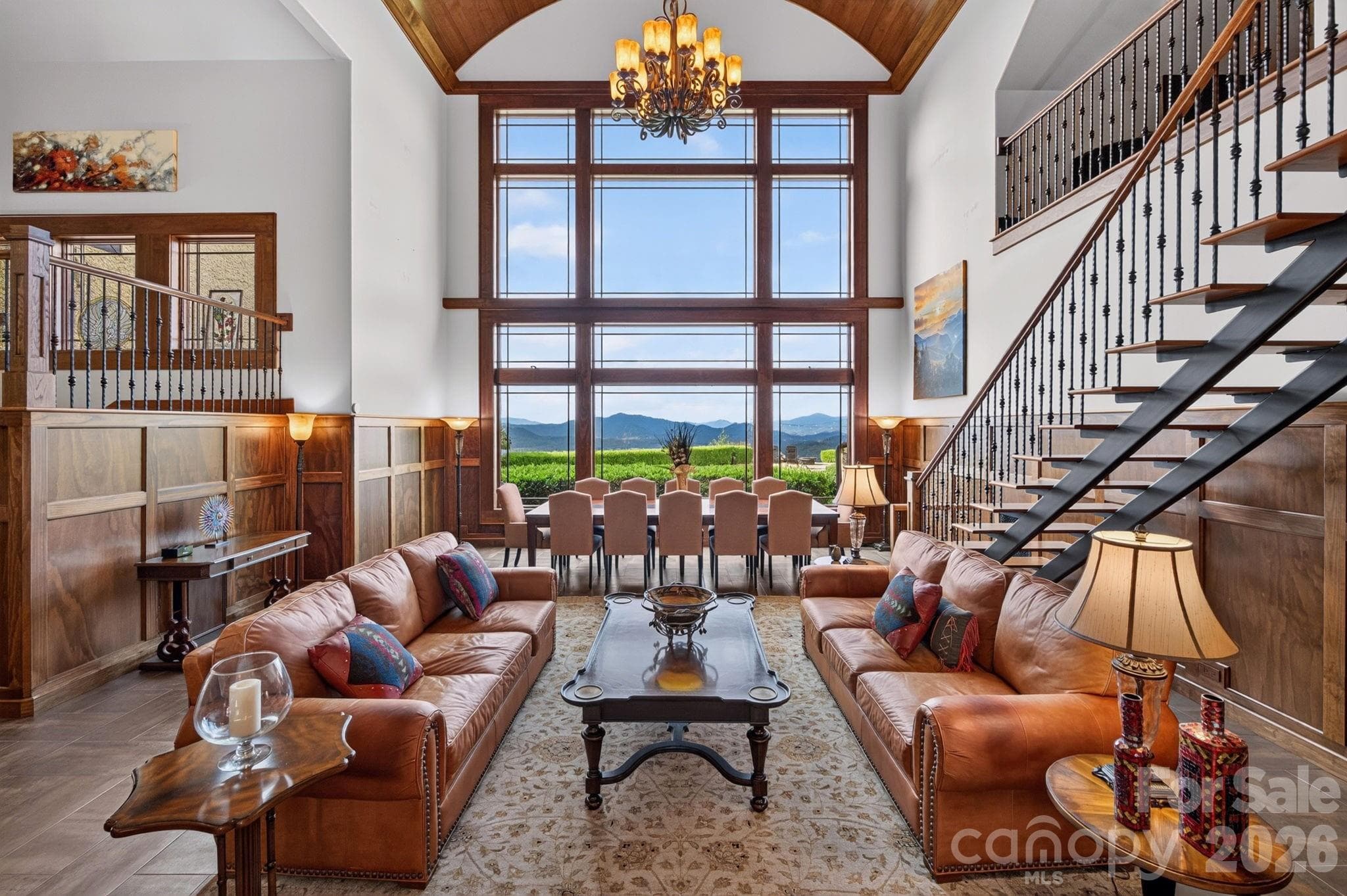 Walking into the home from the main entry. - 93 Lombard Street, Waynesville
