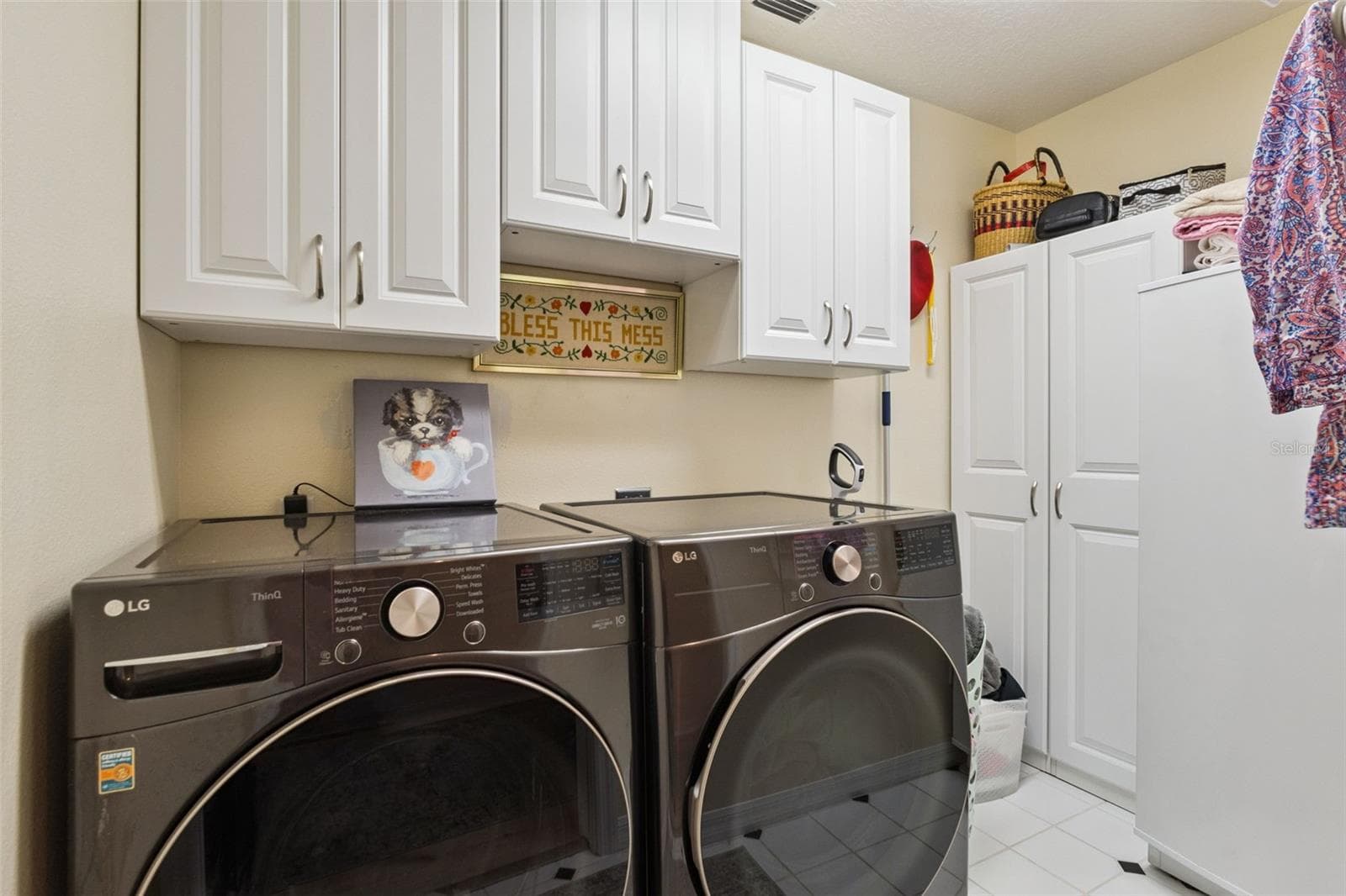 FREEZER in LAUNDRY ROOM CONVEYS - 21736 PRINCESS GRACE CT, LEESBURG