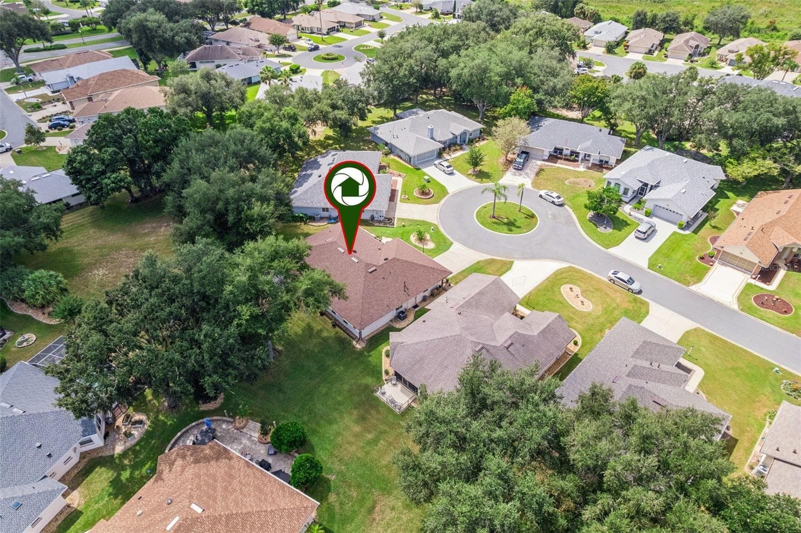 Aerial view toward the West - 21736 PRINCESS GRACE CT, LEESBURG