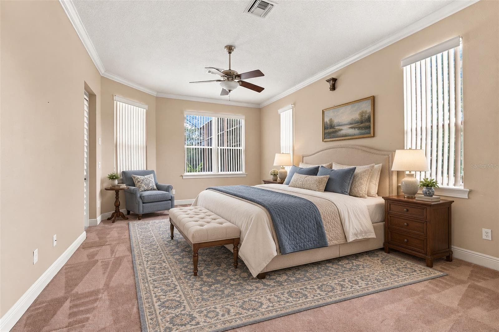 Virtually Stage Primary Bedroom - 17535 COBBLESTONE LN, CLERMONT