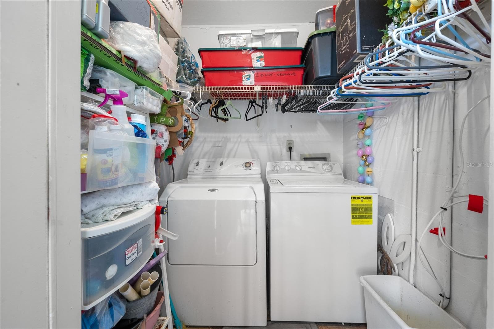 Laundry room with full size washer and dryer - 2700 COVE CAY DR #1-3B, CLEARWATER