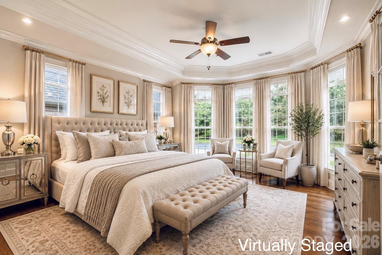 Bedroom 1 Virtually Staged - 1325 Winged Foot Drive, Denver