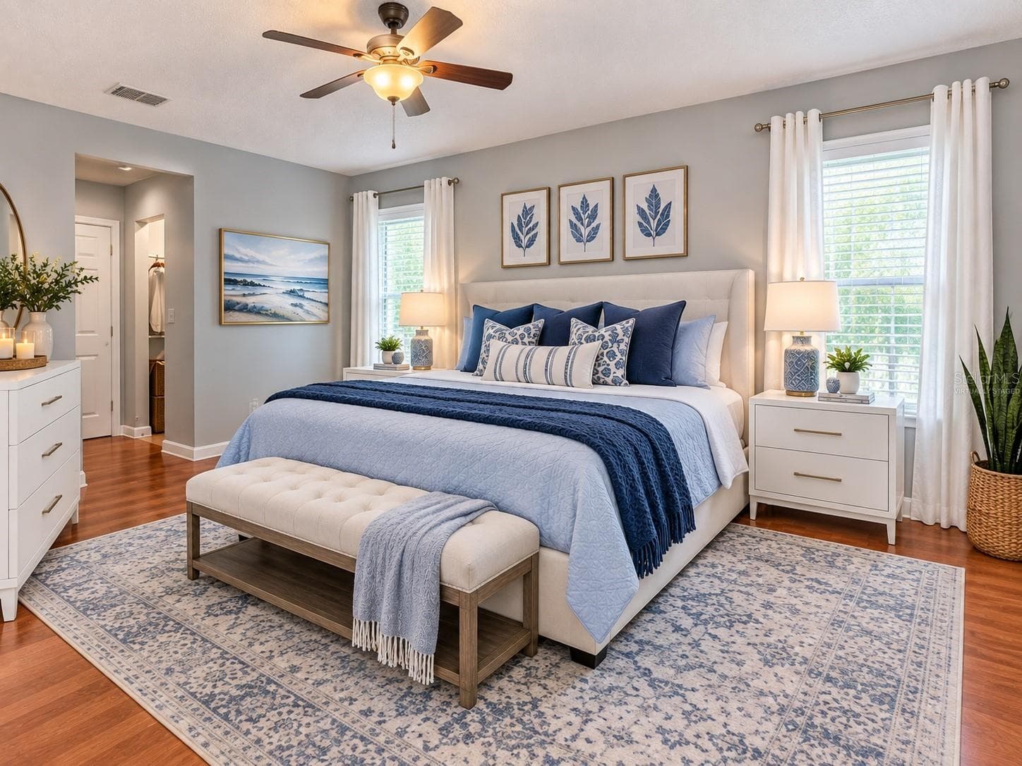 Primary virtually staged - 914 HARBOR CIR, PALM HARBOR